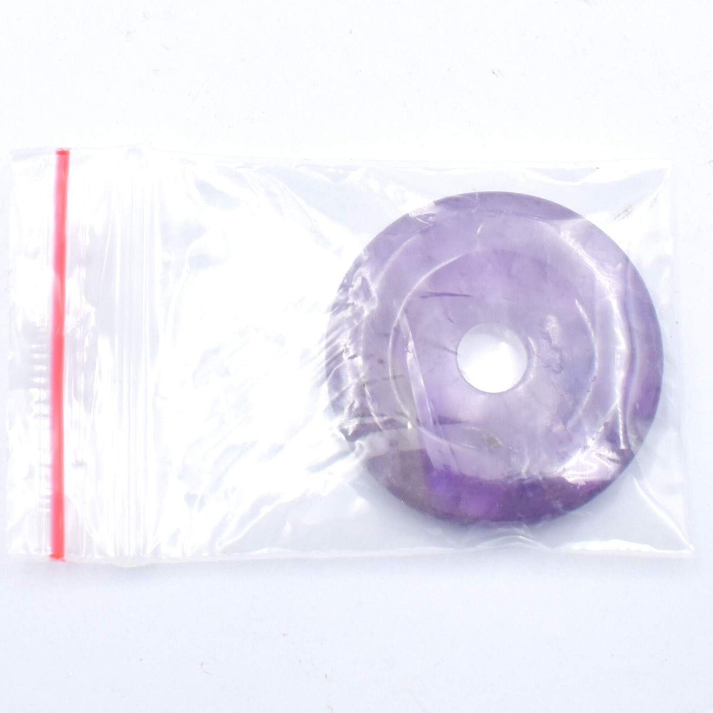 Amethyst Donut Pendant Carving