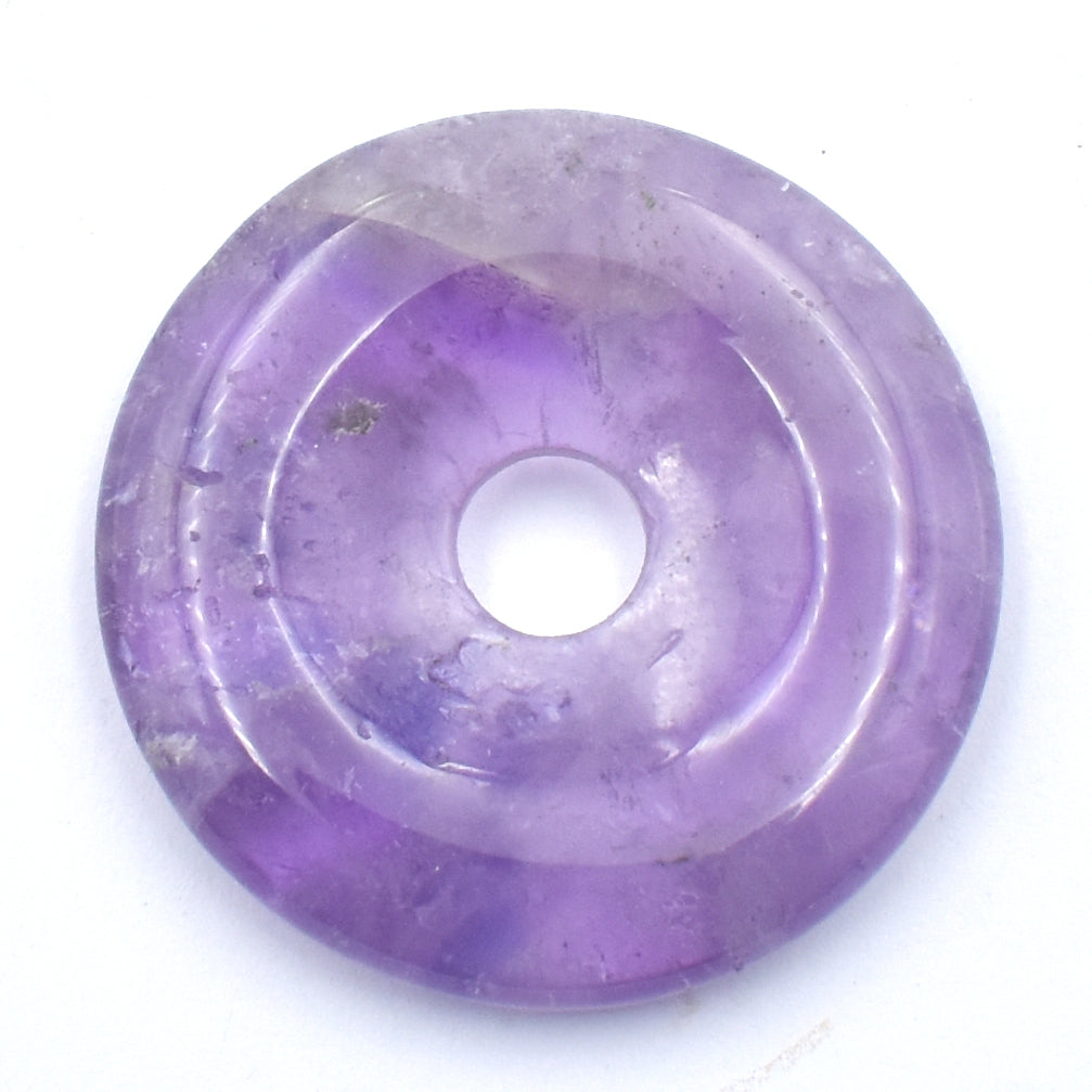 Amethyst Donut Pendant Carving