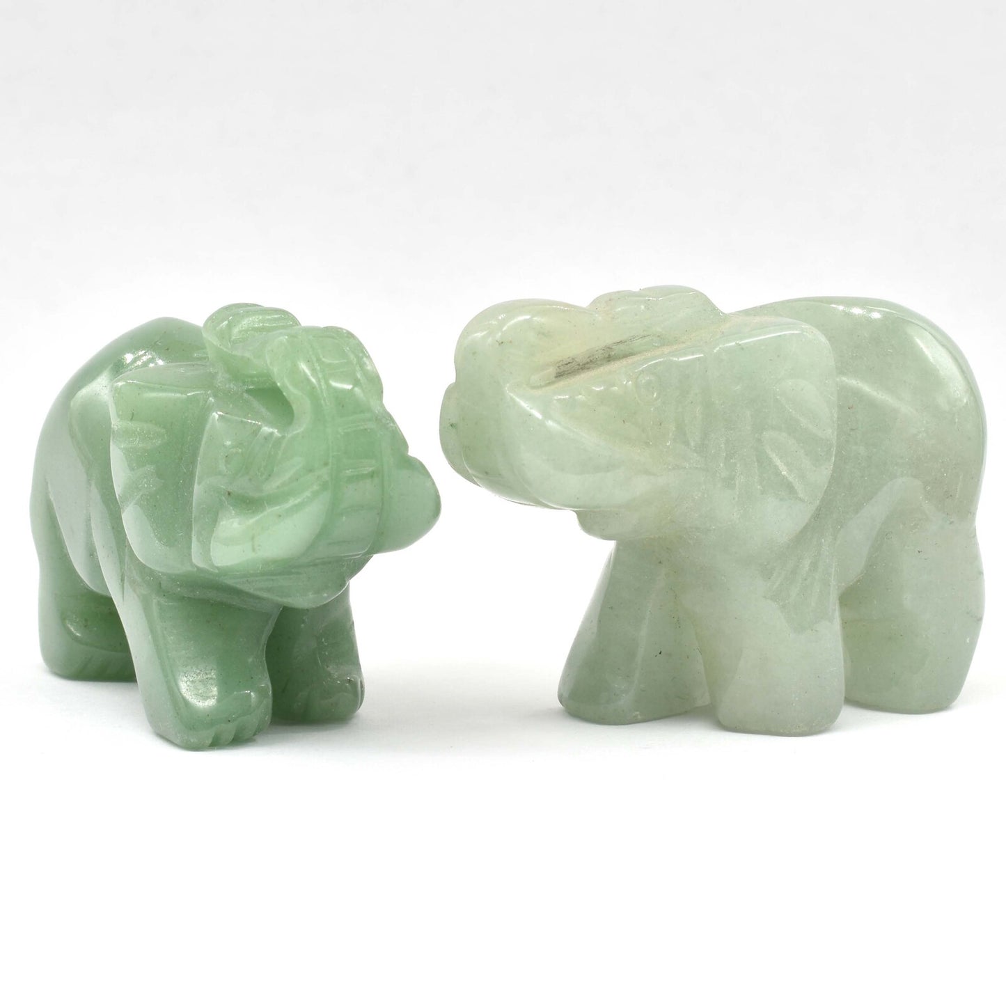 Green Aventurine Elephant Carving