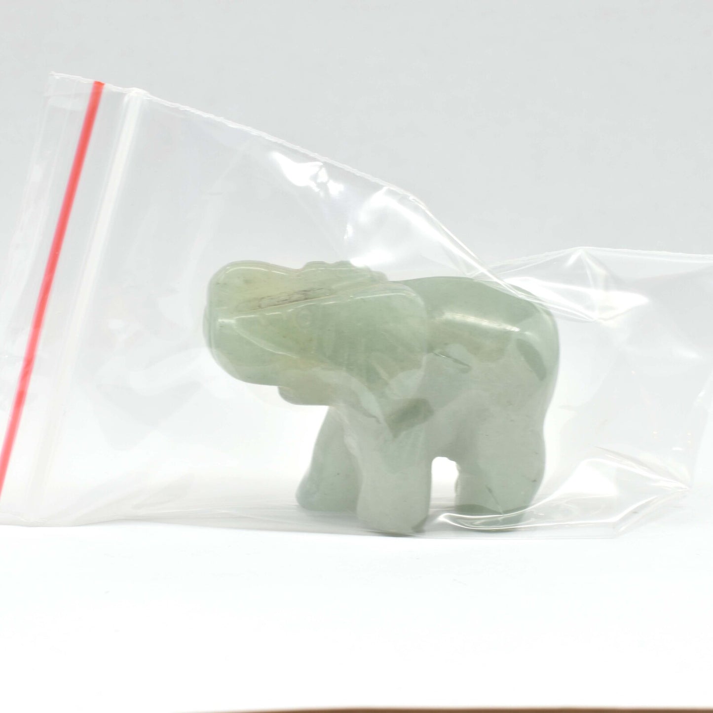 Green Aventurine Elephant Carving