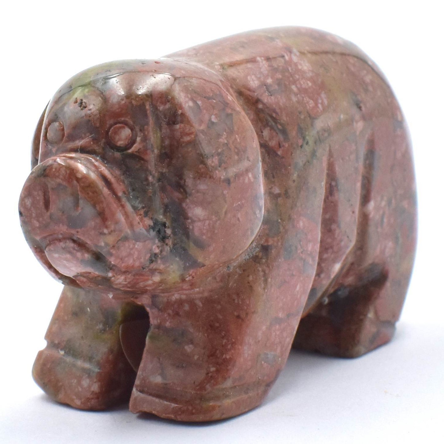 Unakite Pig Carving