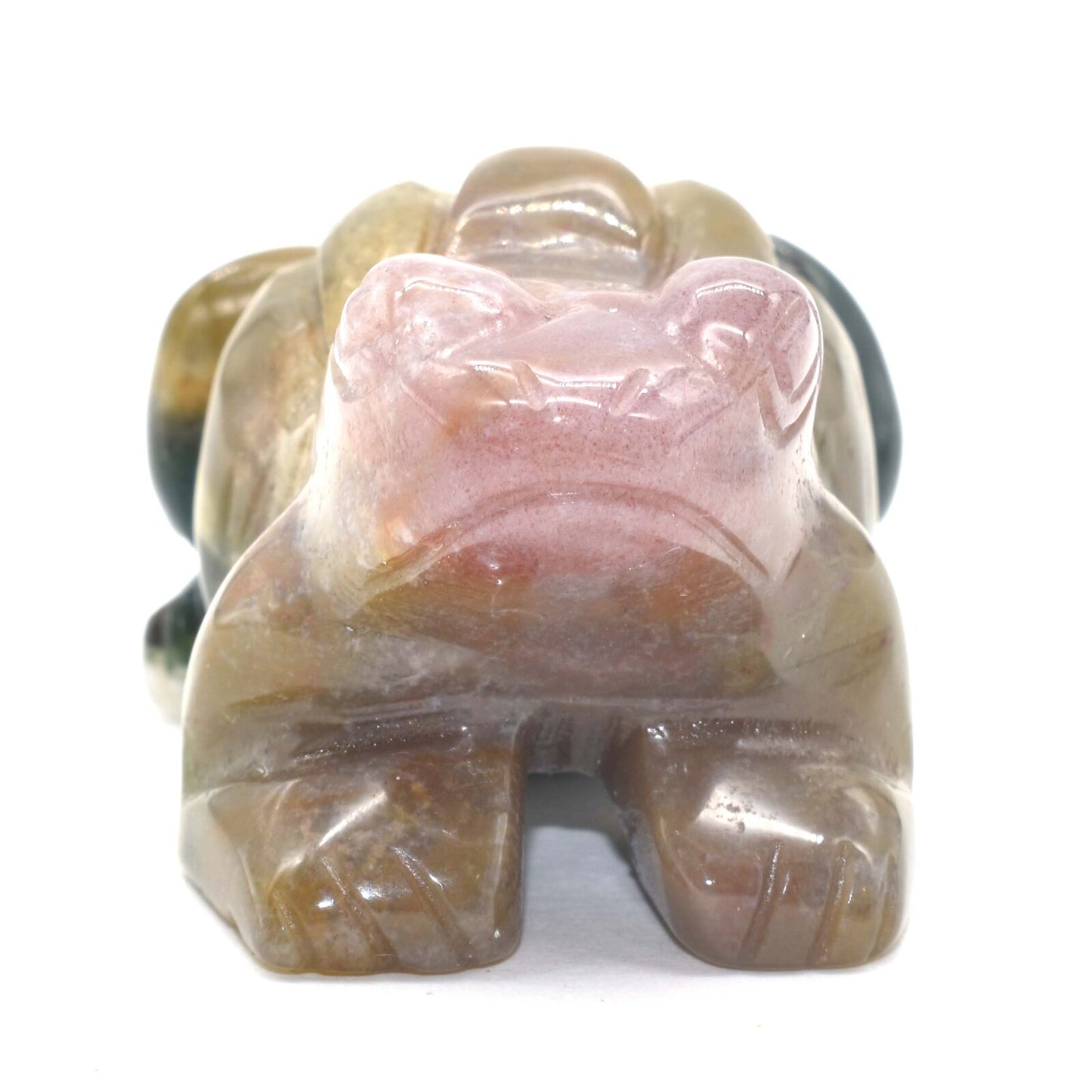 Fancy Jasper Frog Carving
