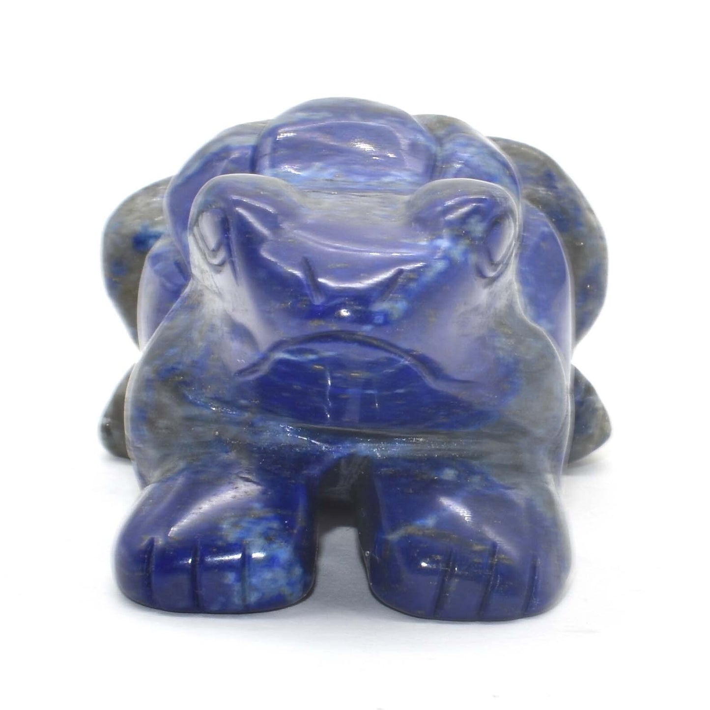 Lapis Lazuli Frog Carving