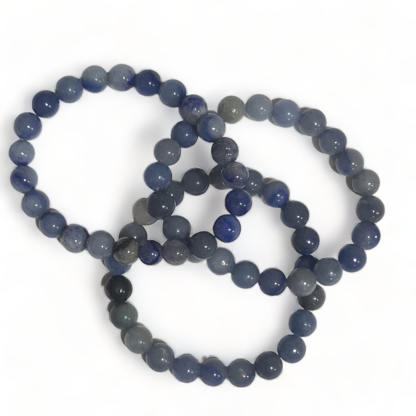 Blue Aventurine Bead Bracelet