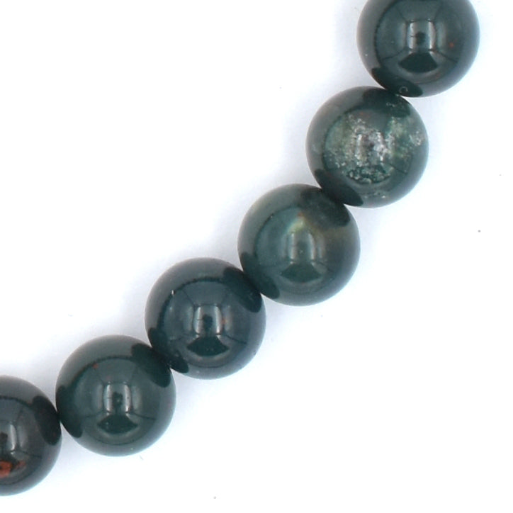 Bloodstone Bead Bracelet