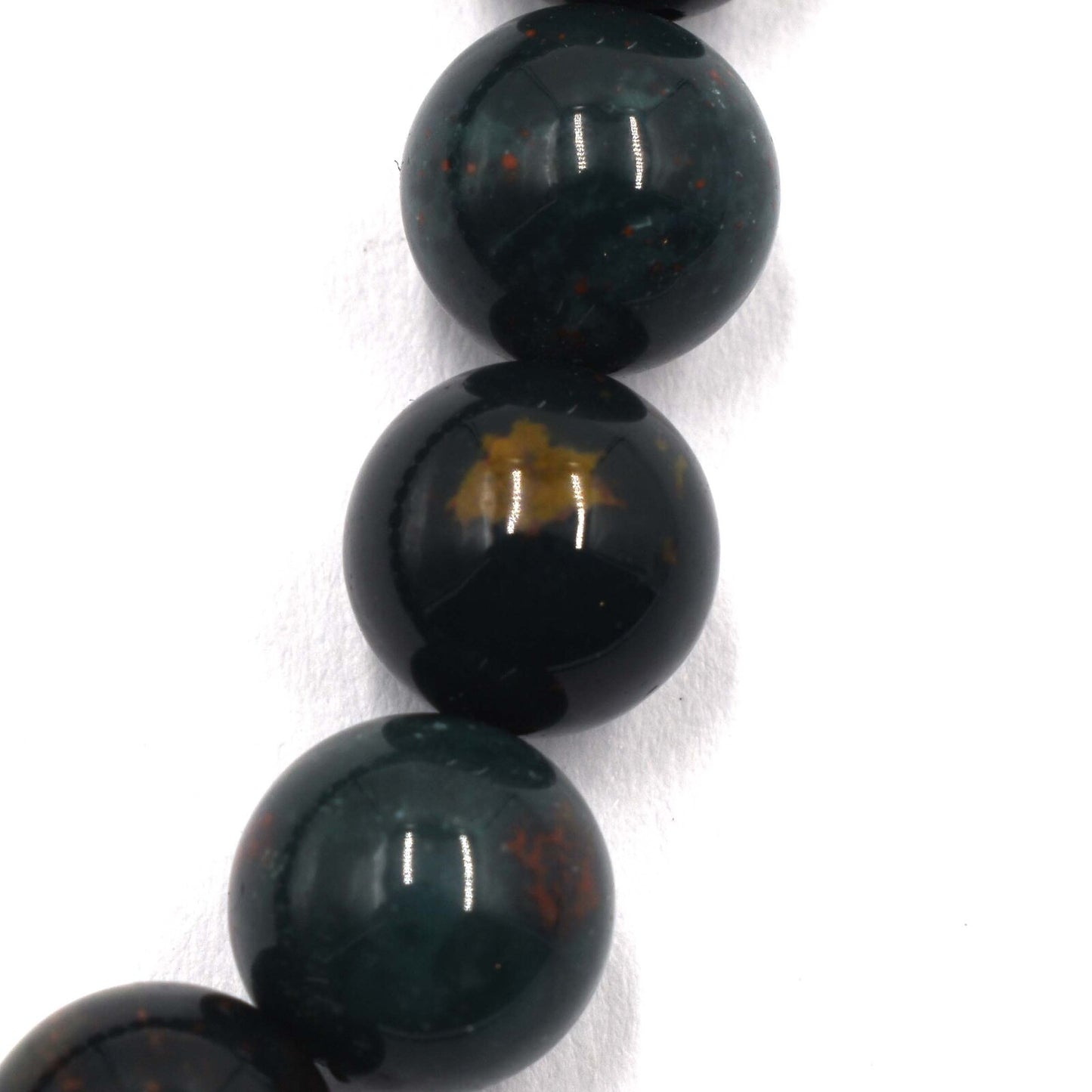 Bloodstone Bead Bracelet