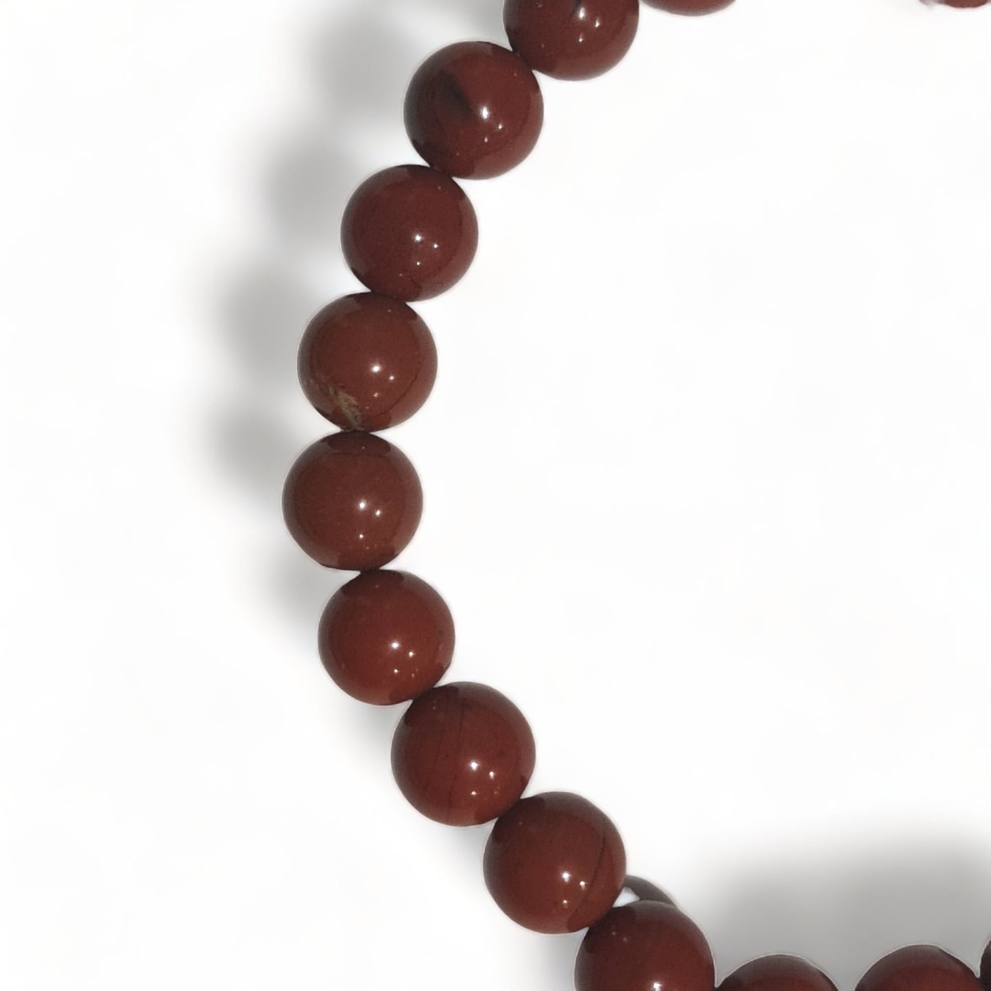 Red Jasper Bead Bracelet