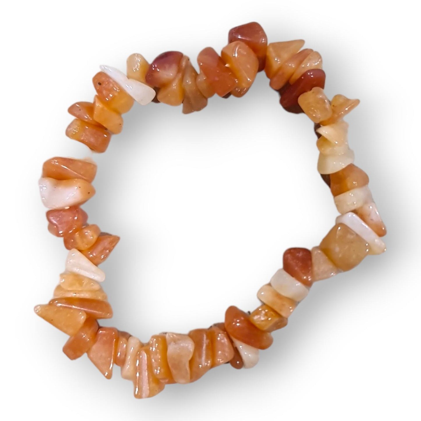 Red Aventurine Chip Bracelet