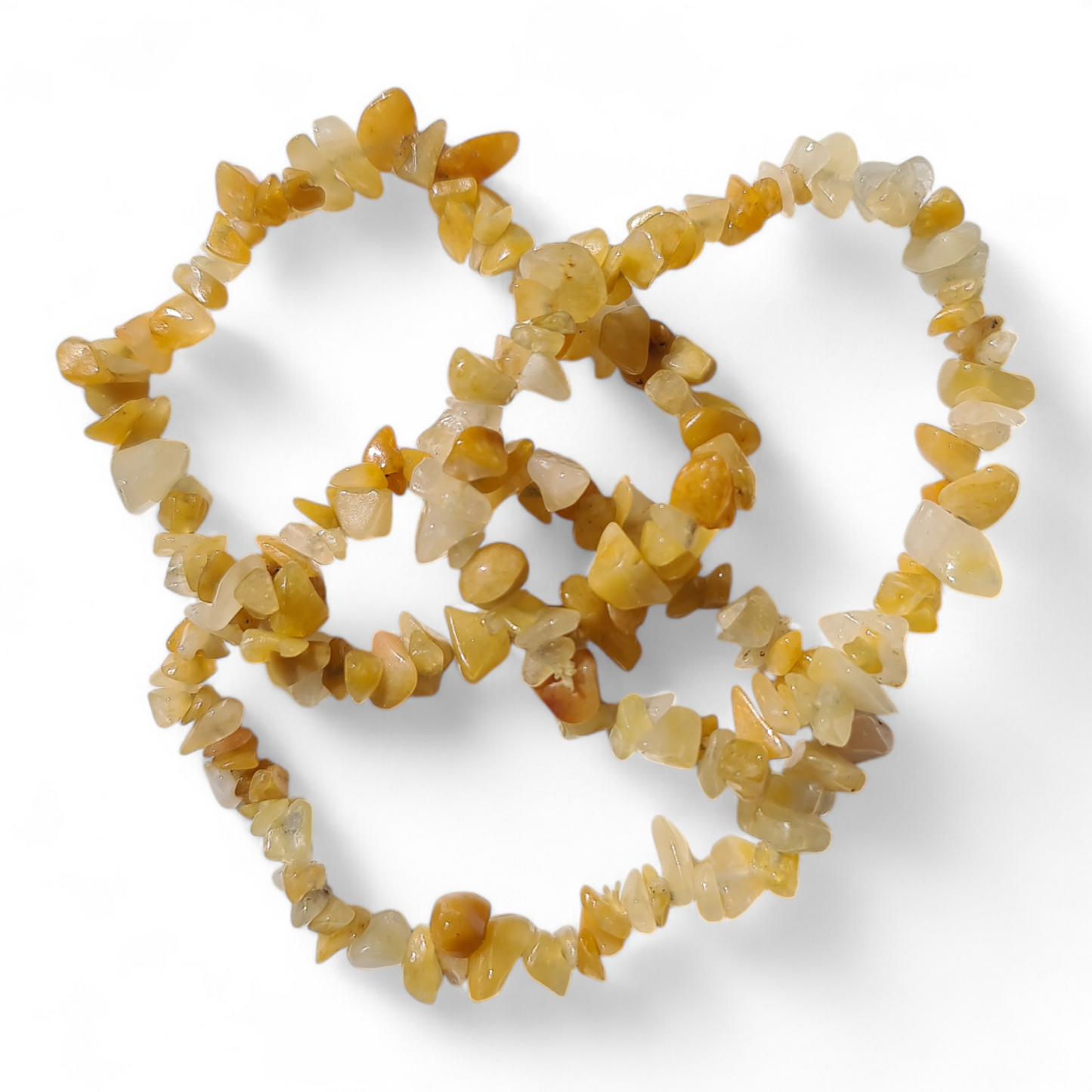 Yellow Aventurine Chip Bracelet