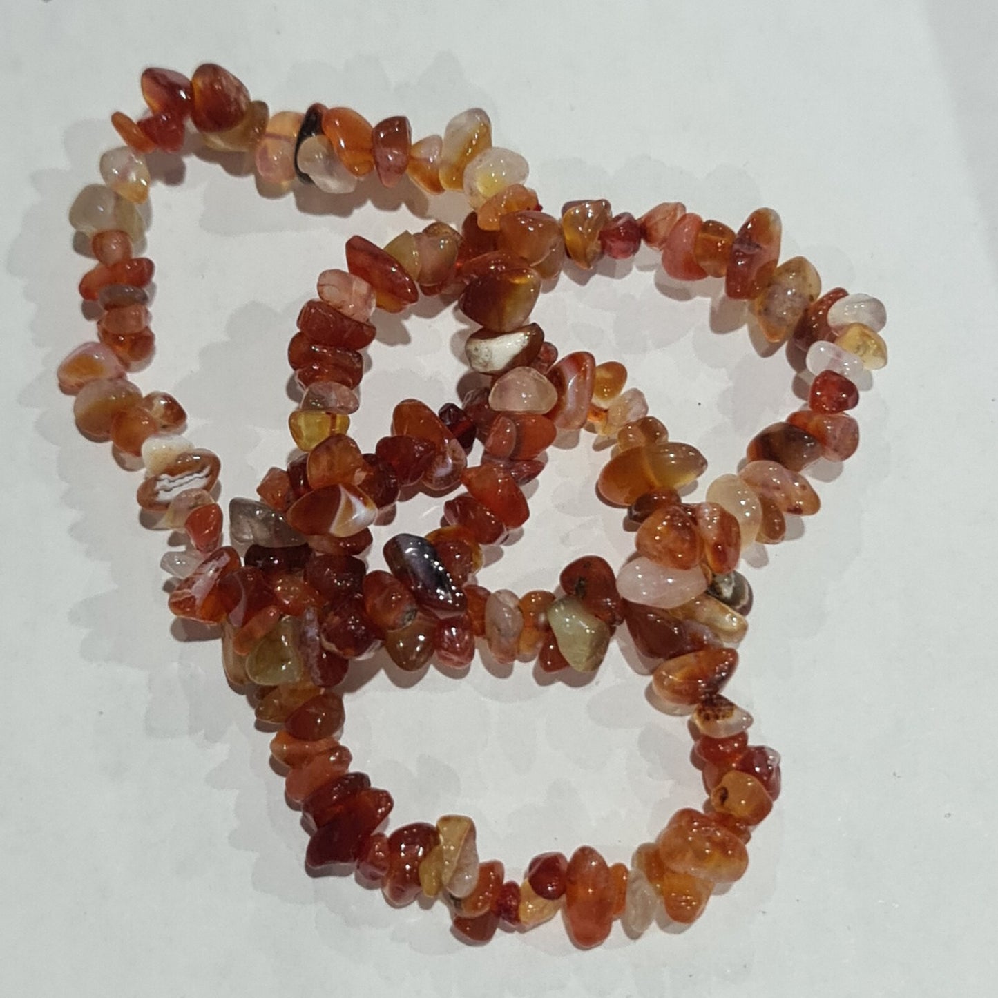 Carnelian Chip Bracelet