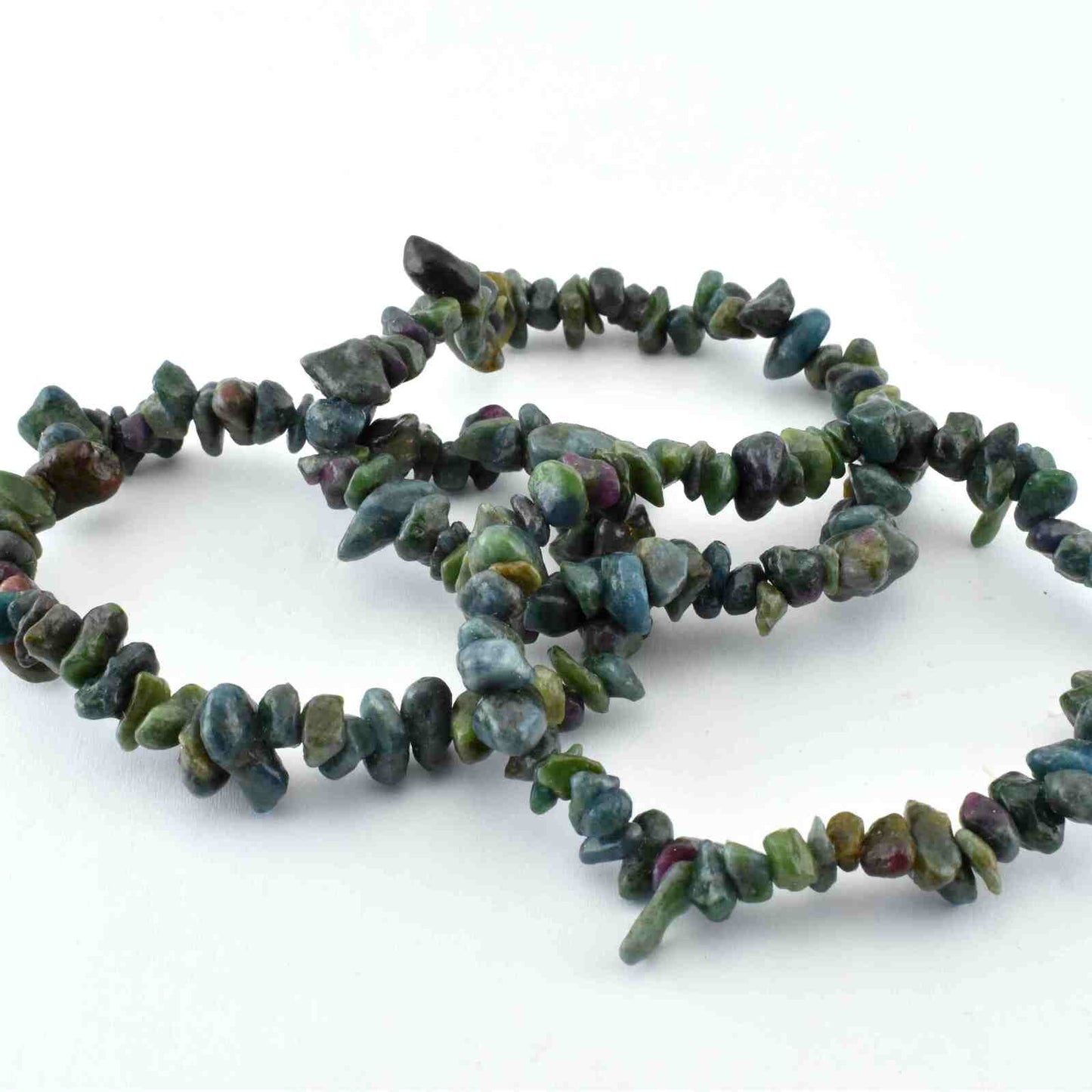 Ruby In Fuschite Chip Bracelet