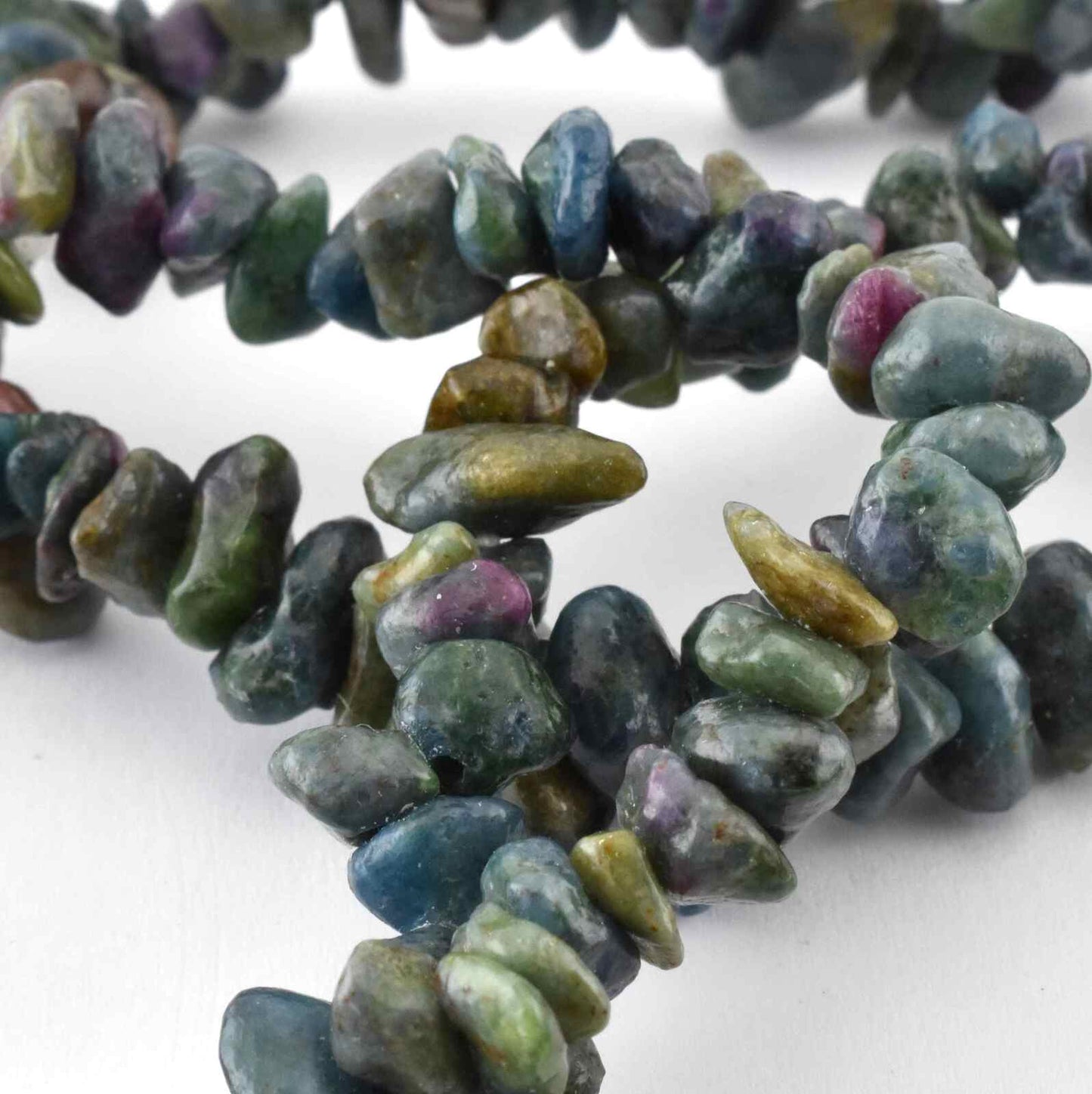 Ruby In Fuschite Chip Bracelet