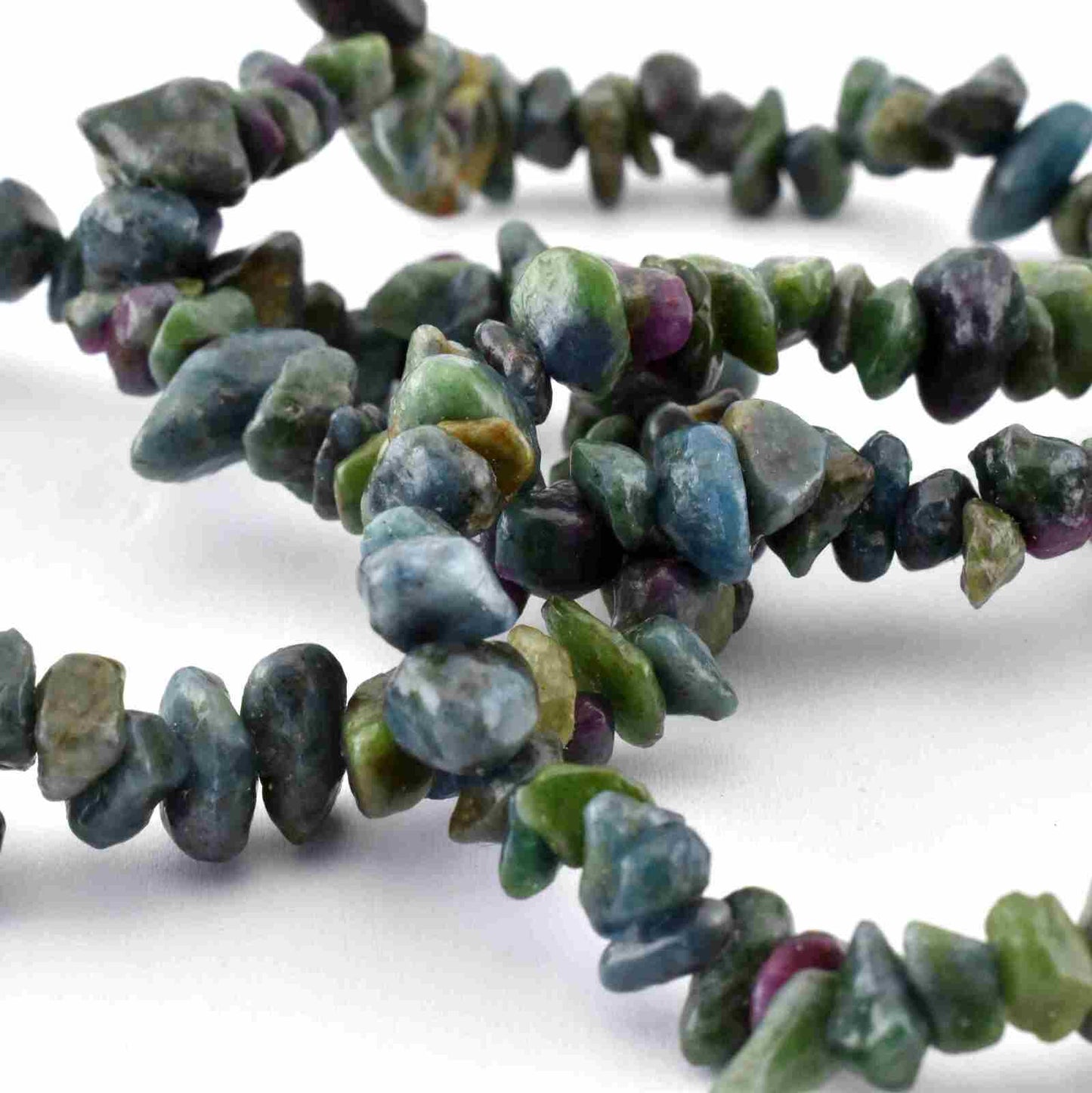 Ruby In Fuschite Chip Bracelet
