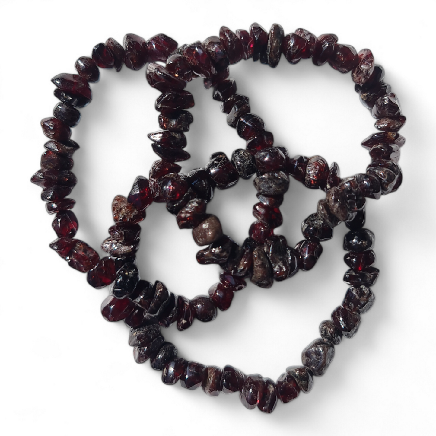 Garnet Chip Bracelet