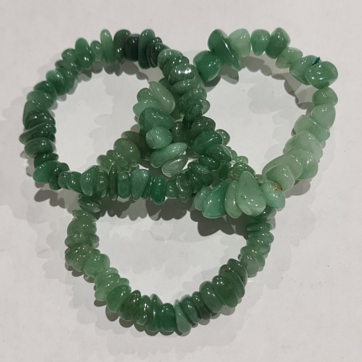 Green Aventurine Chip Bracelet