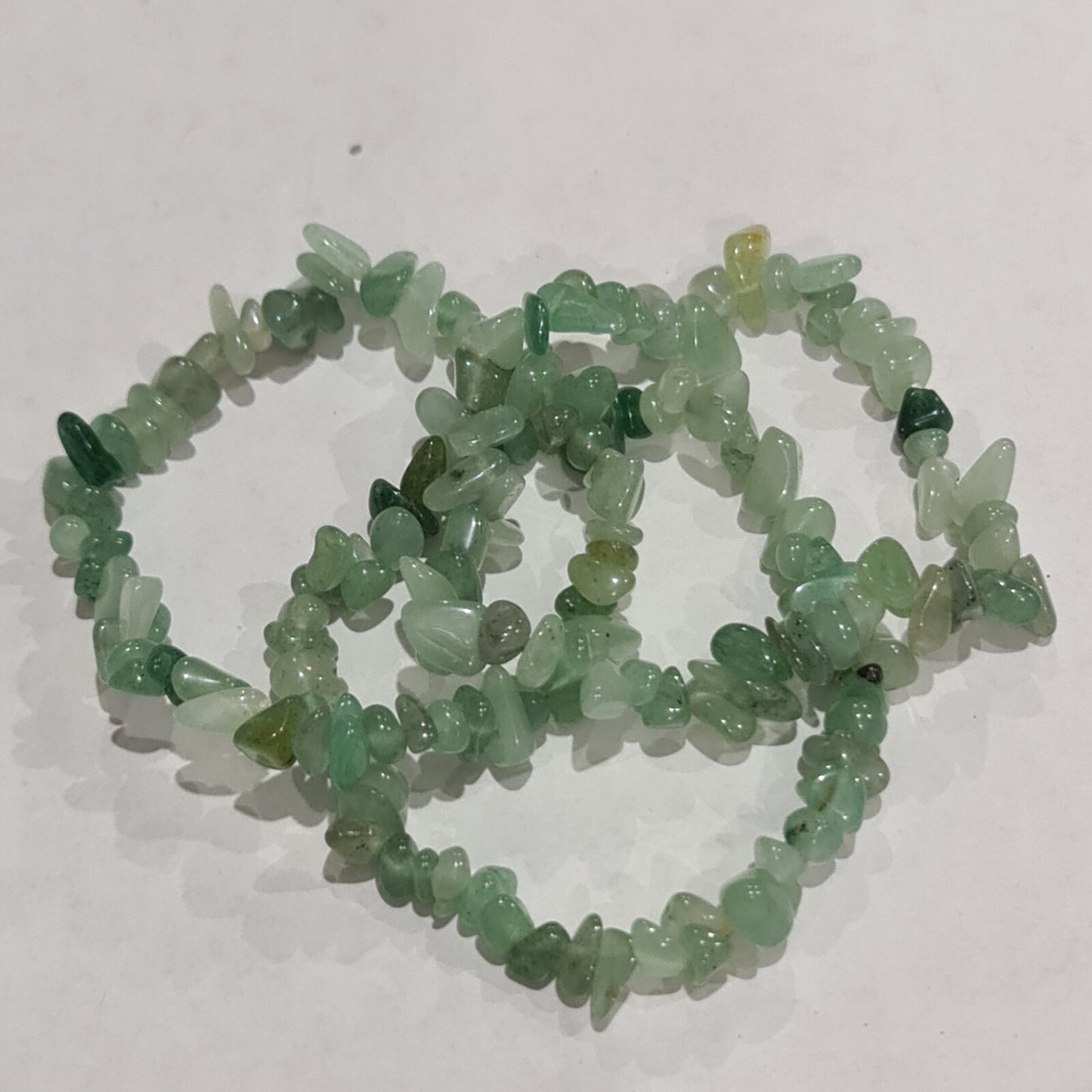 Green Aventurine Chip Bracelet