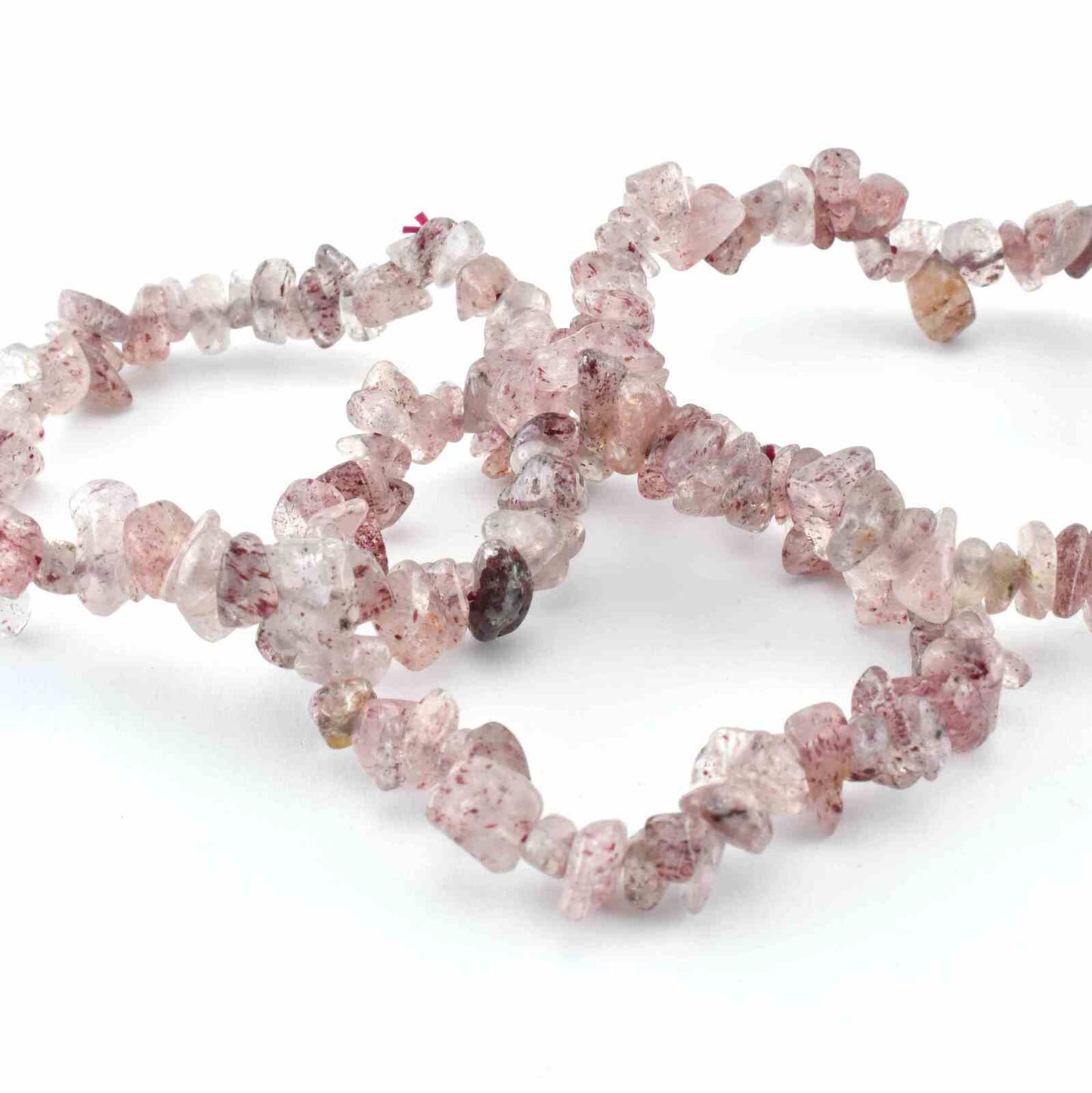 Strawberry Quartz Chip Bracelet