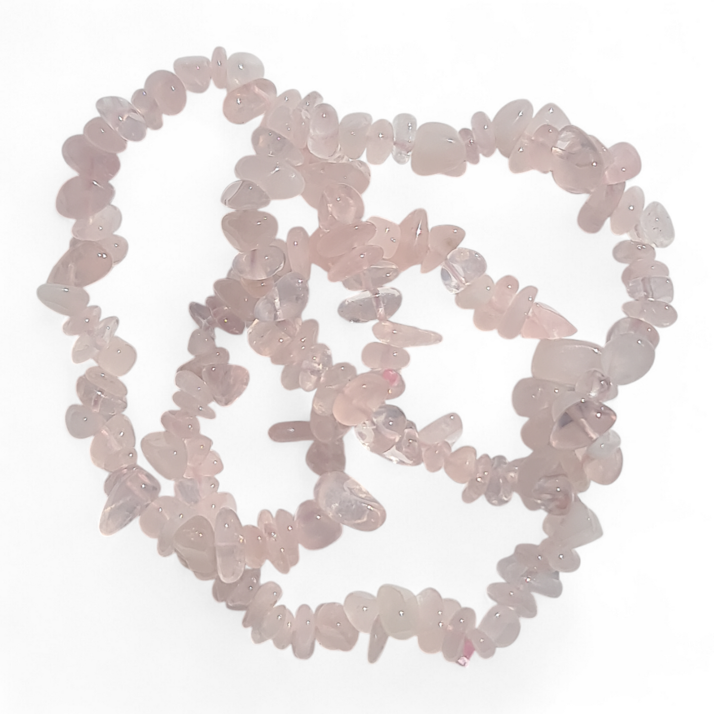 Rose Quartz Chip Bracelet