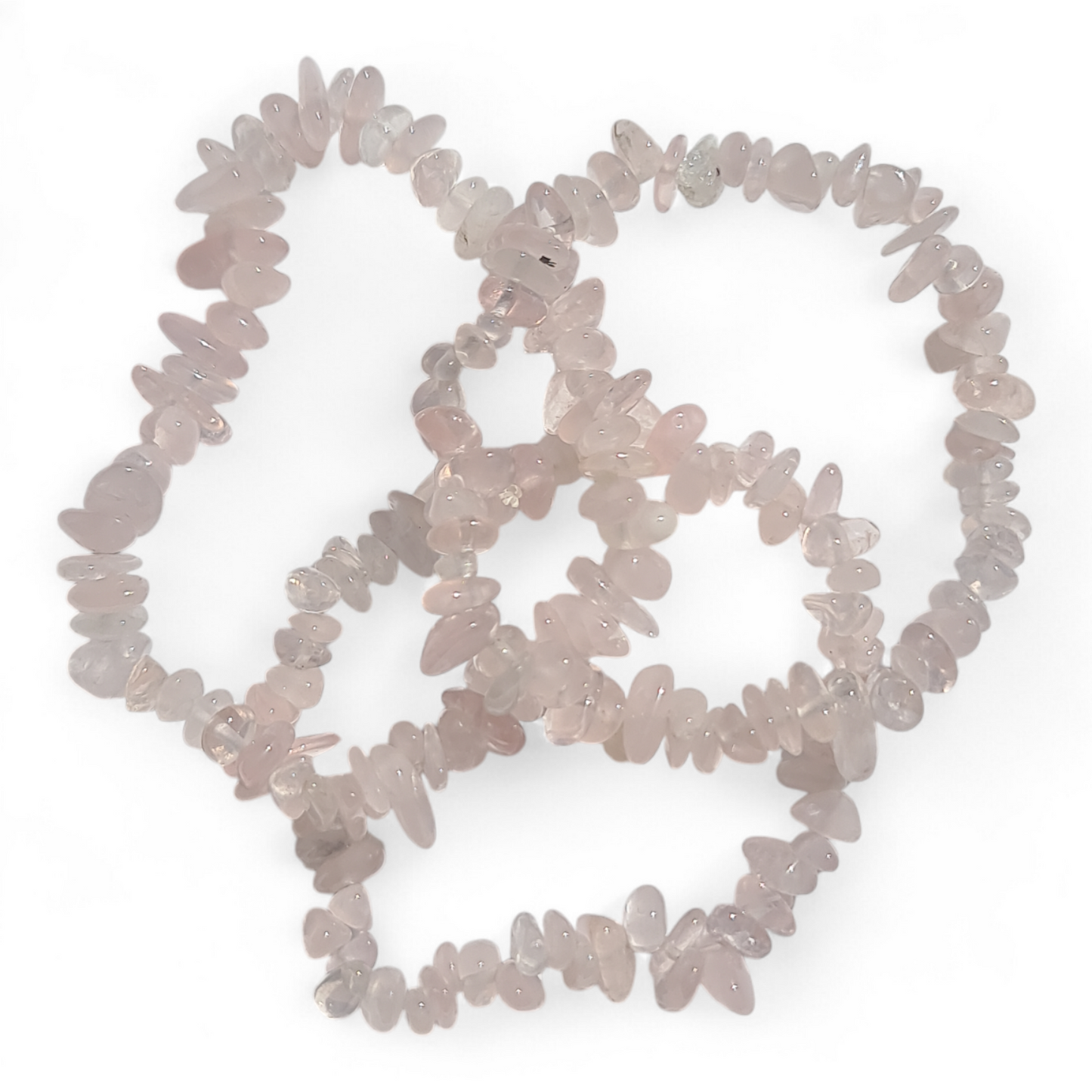 Rose Quartz Chip Bracelet