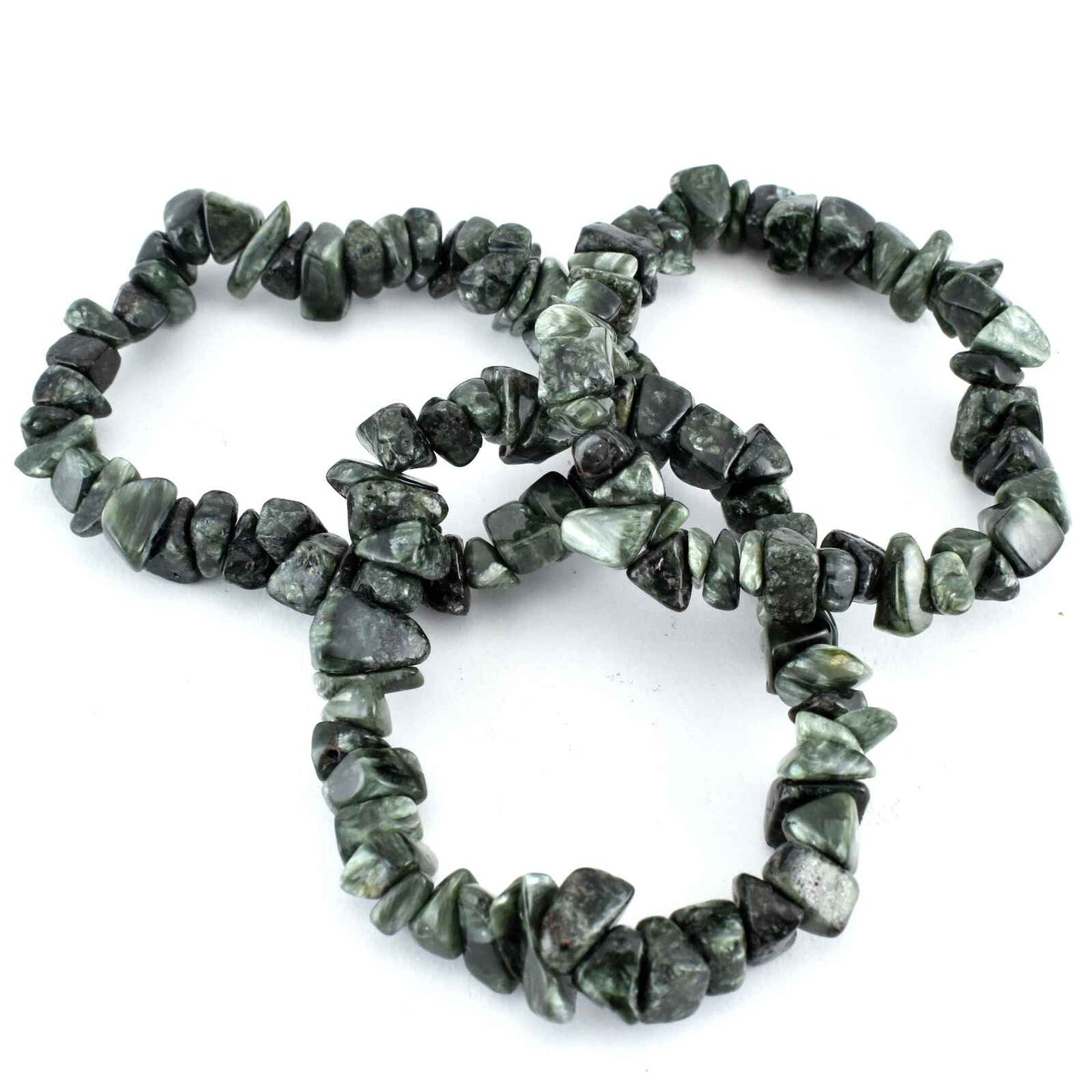 Seraphinite Chip Bracelet