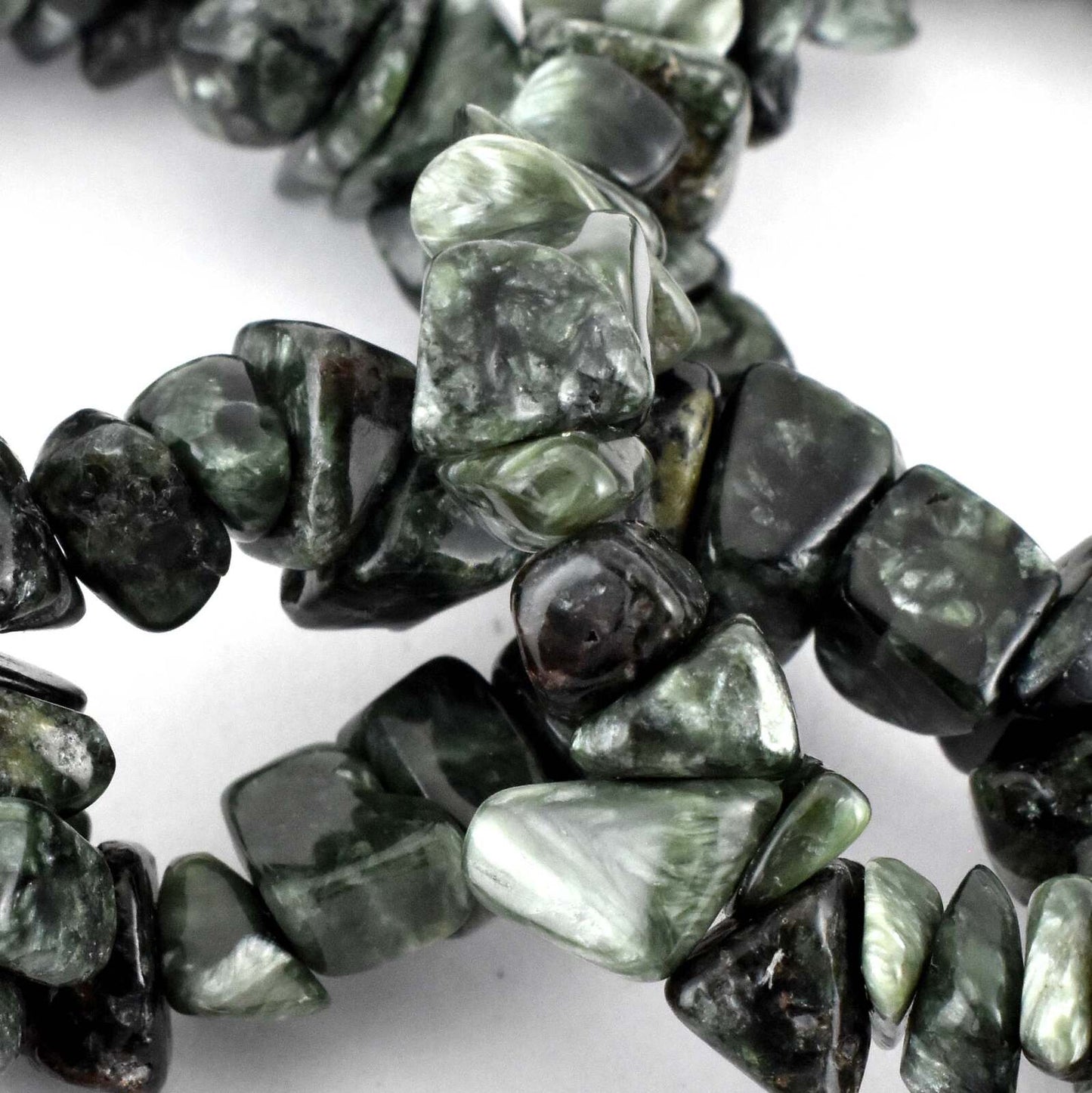 Seraphinite Chip Bracelet