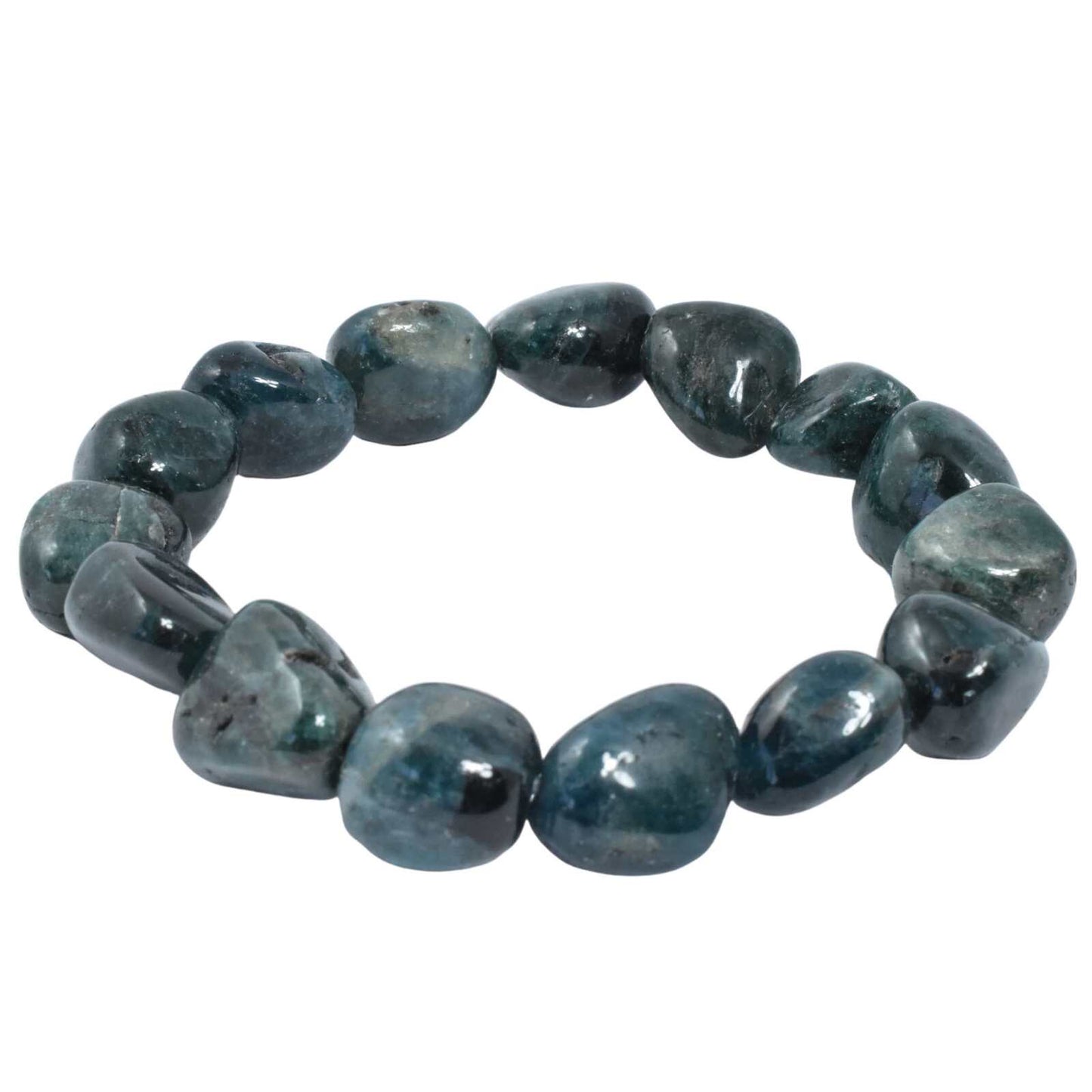 Blue Apatite Tumbled Bracelet