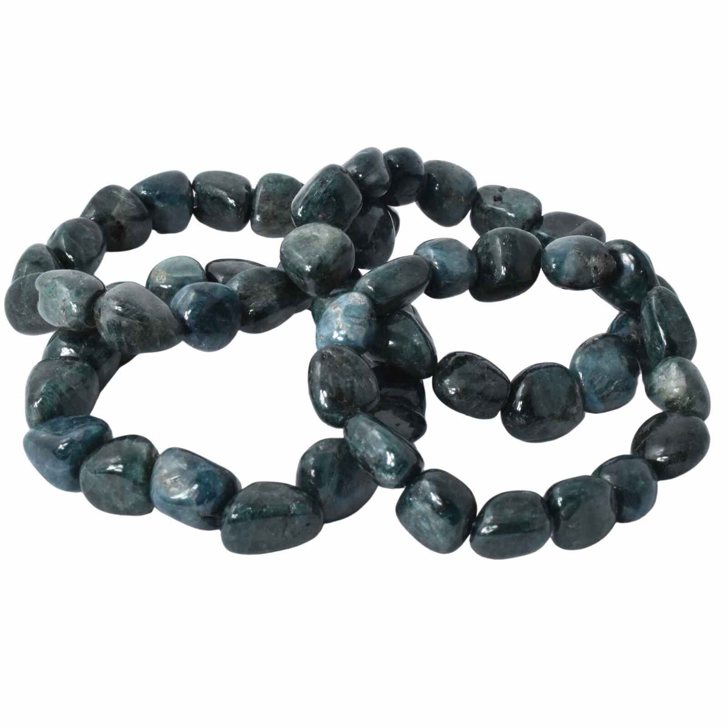 Blue Apatite Tumbled Bracelet