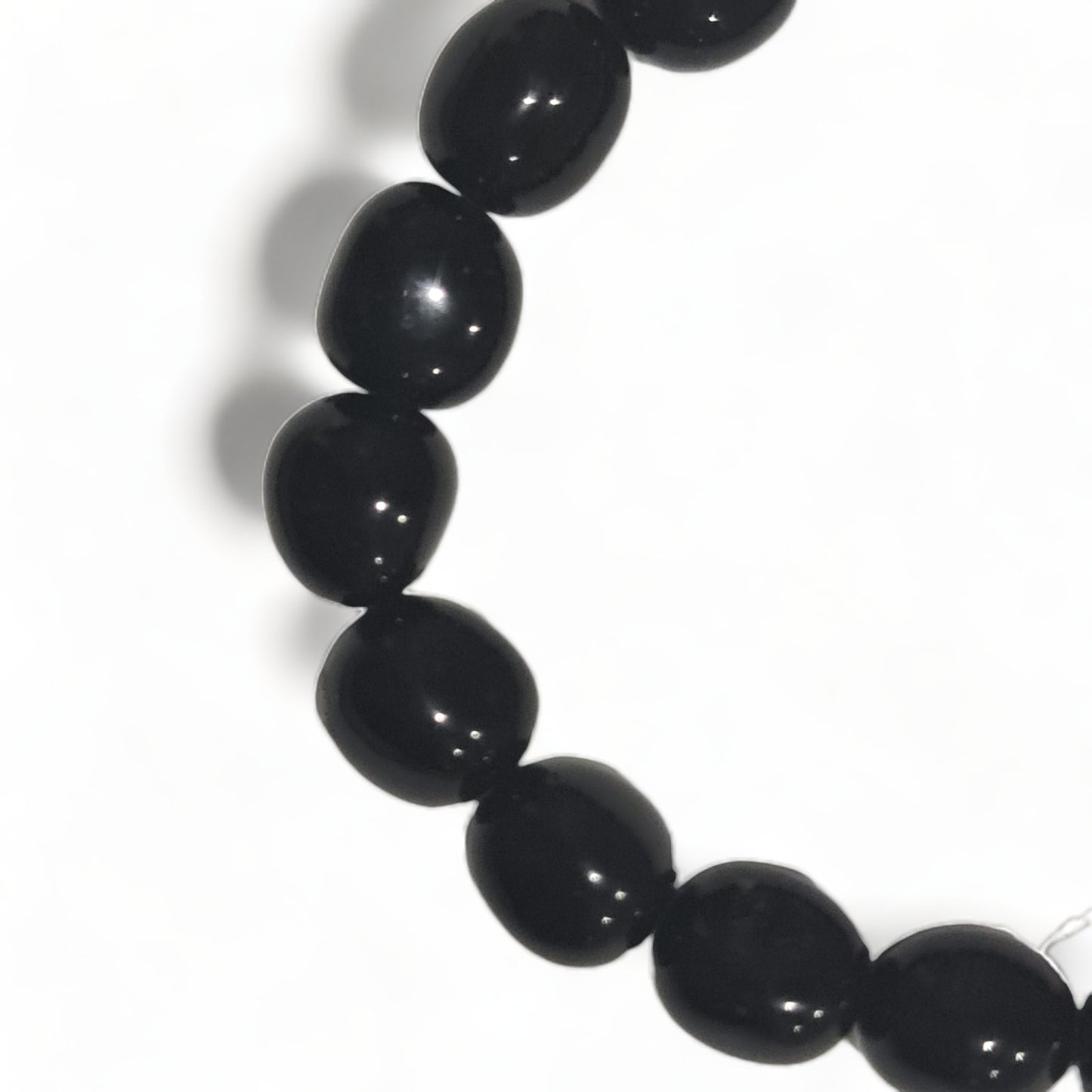Black Obsidian Tumbled Bracelet