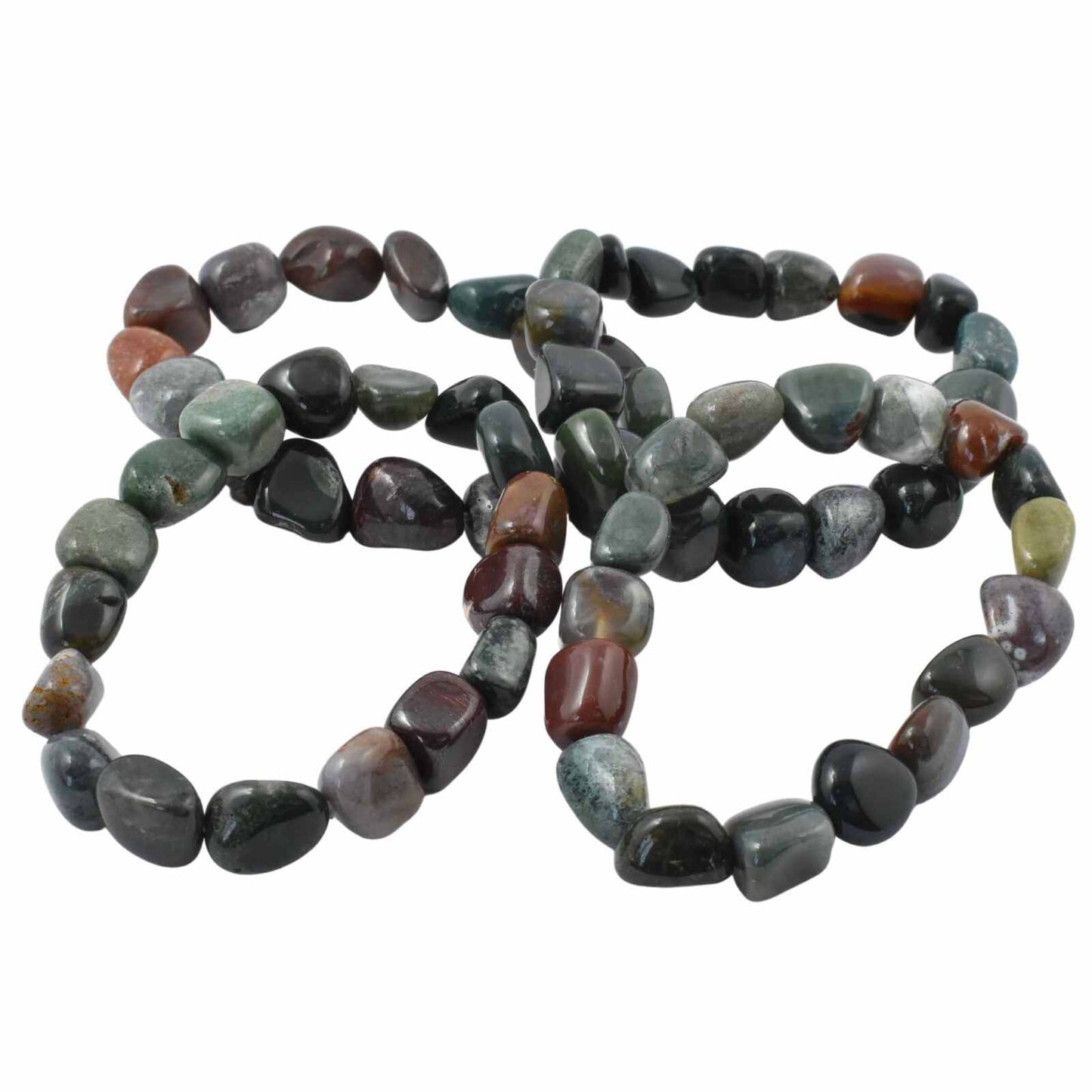 Bloodstone Tumbled Bracelet