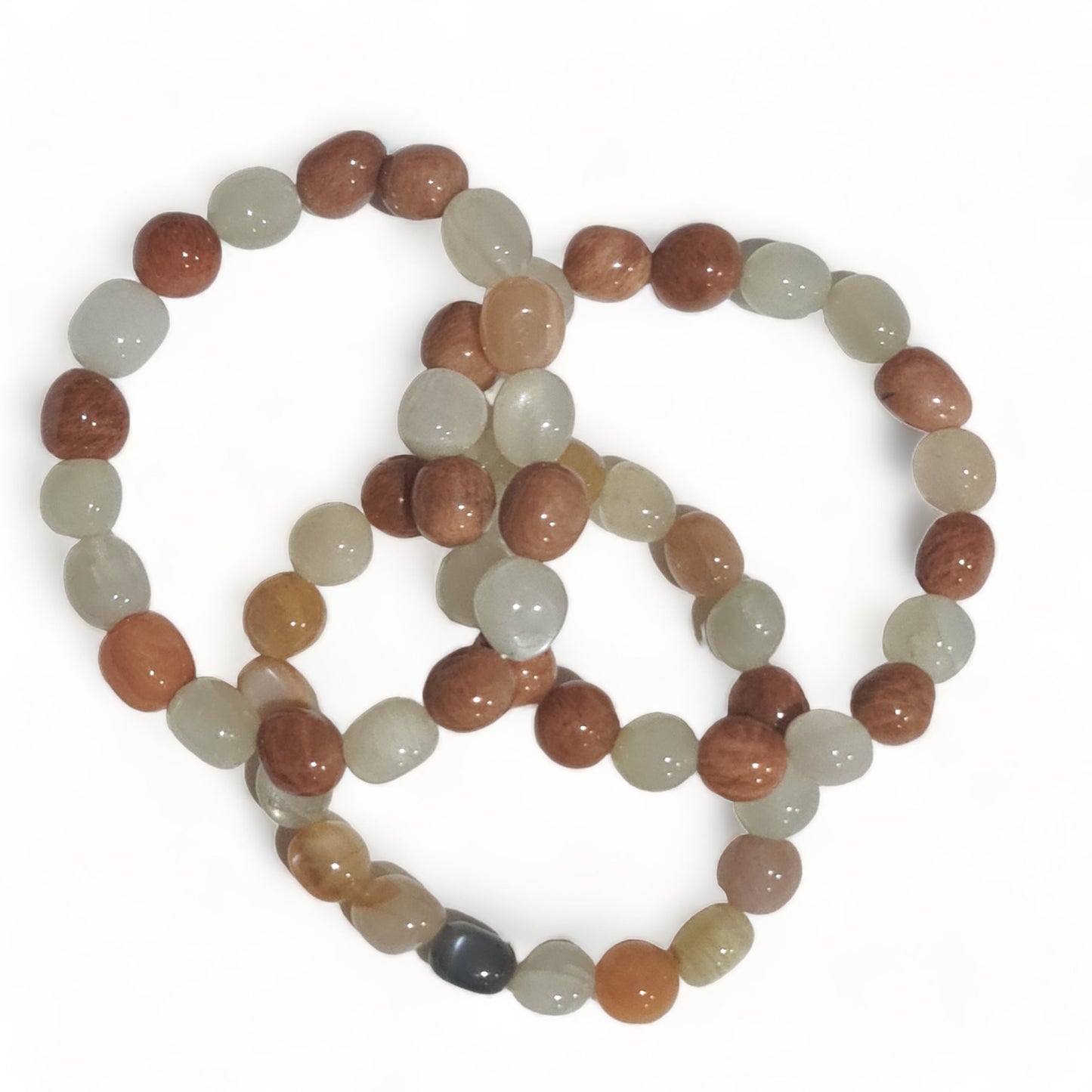 Moonstone Tumbled Bracelet