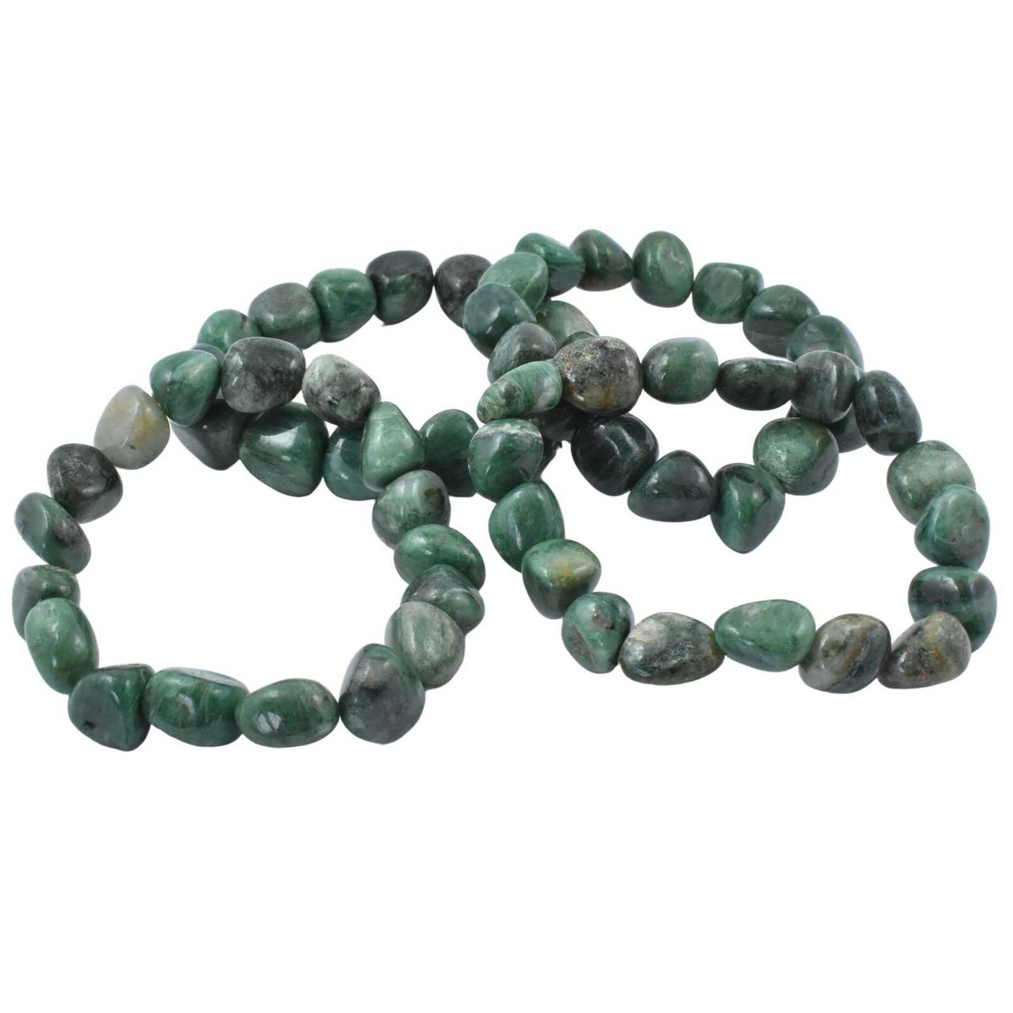 African Jade Tumbled Bracelet