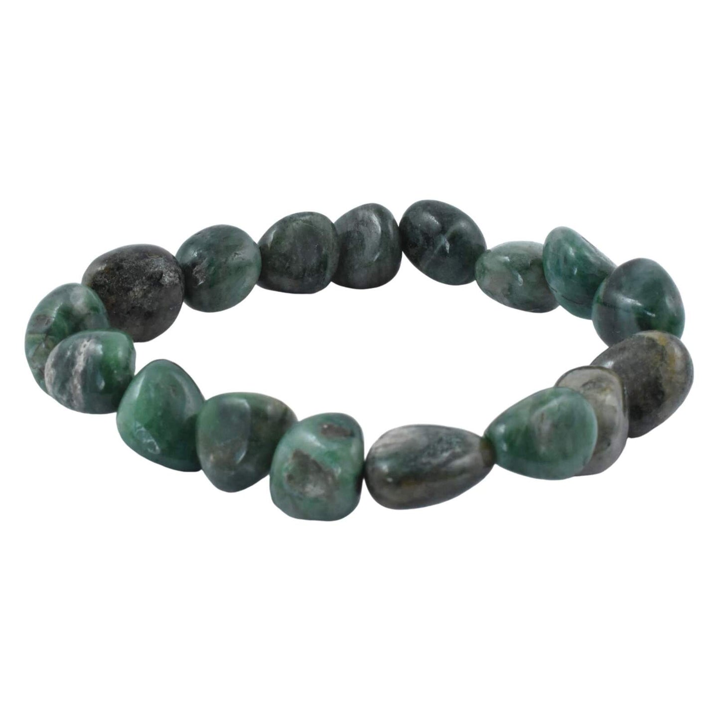 African Jade Tumbled Bracelet