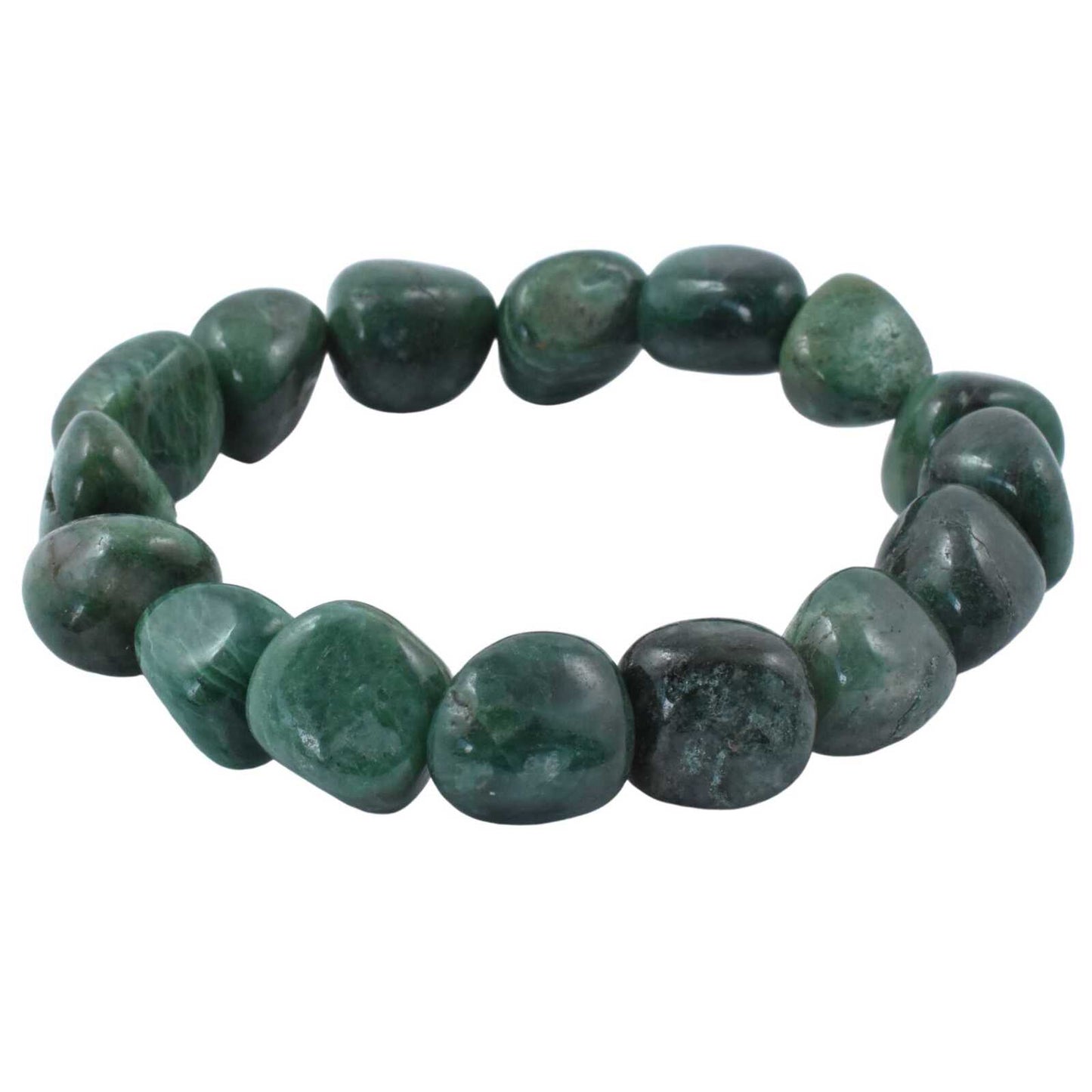 African Jade Tumbled Bracelet