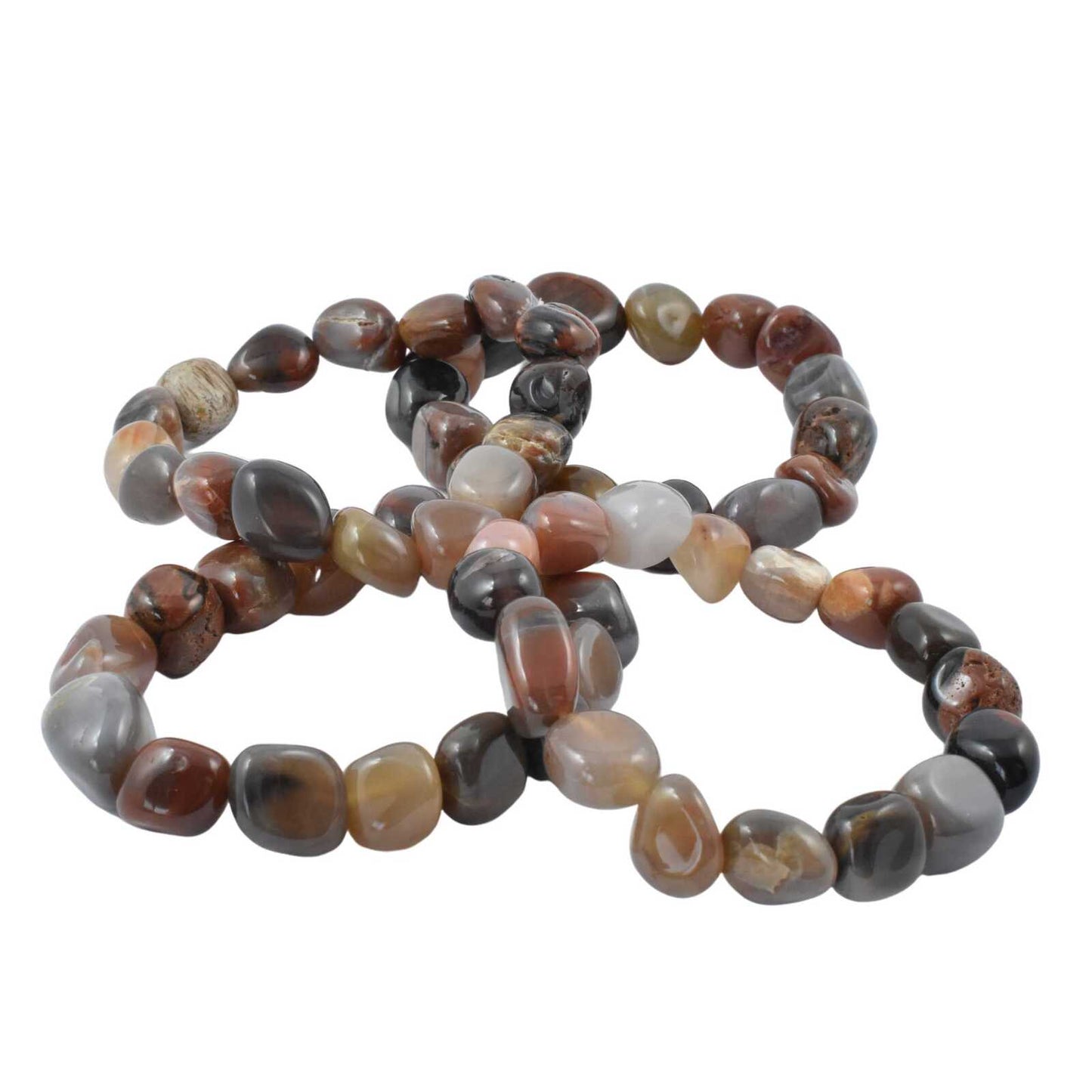 Petrified Wood Tumbled Bracelet