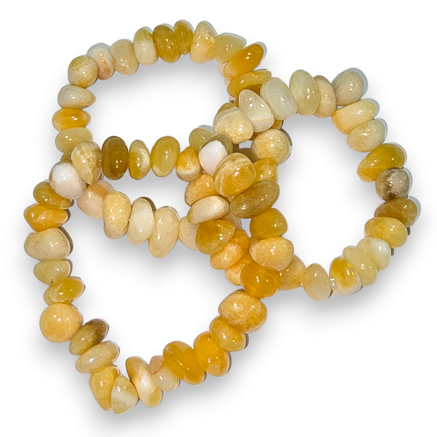 Yellow Calcite Tumbled Bracelet