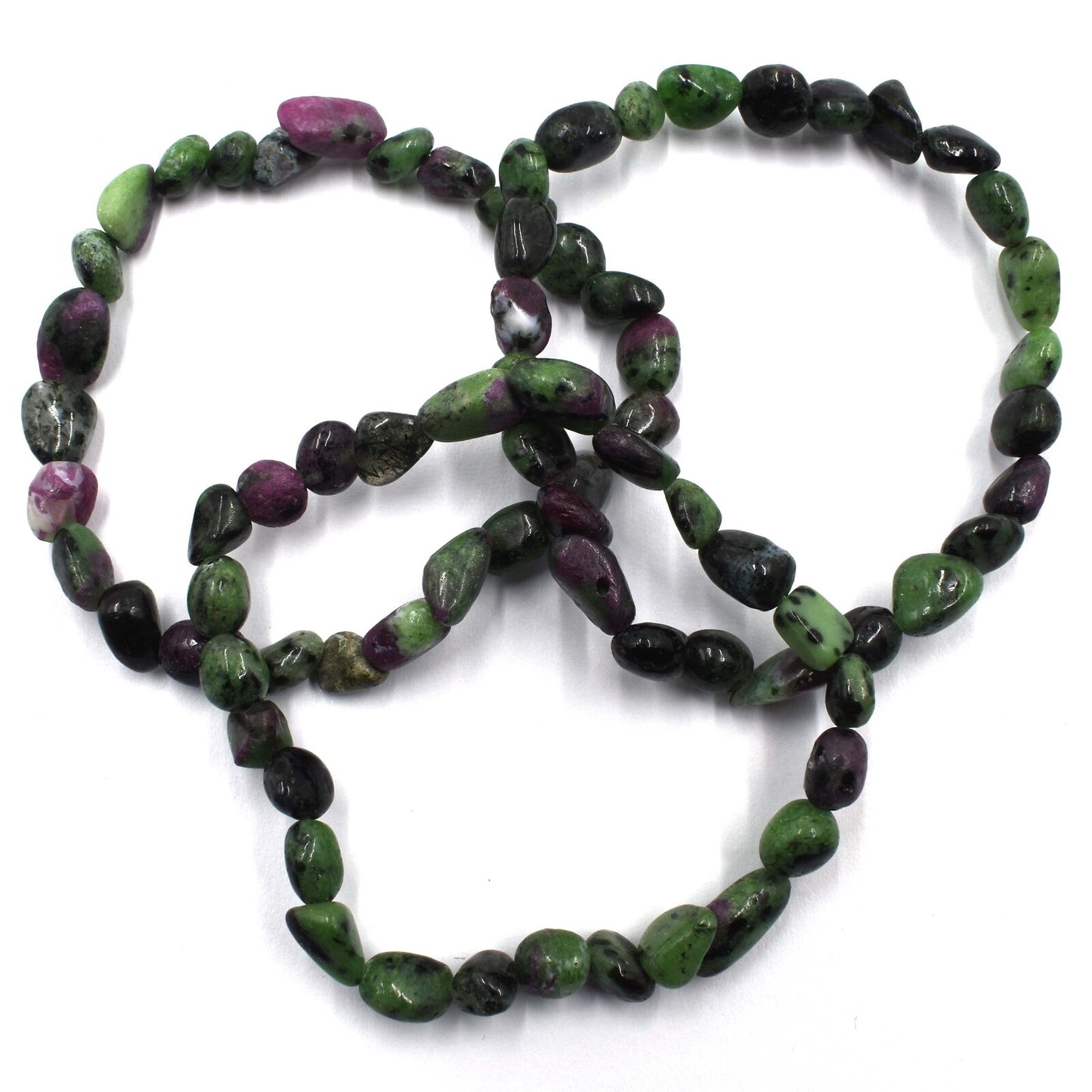 Ruby in Zoisite Tumbled Bracelet
