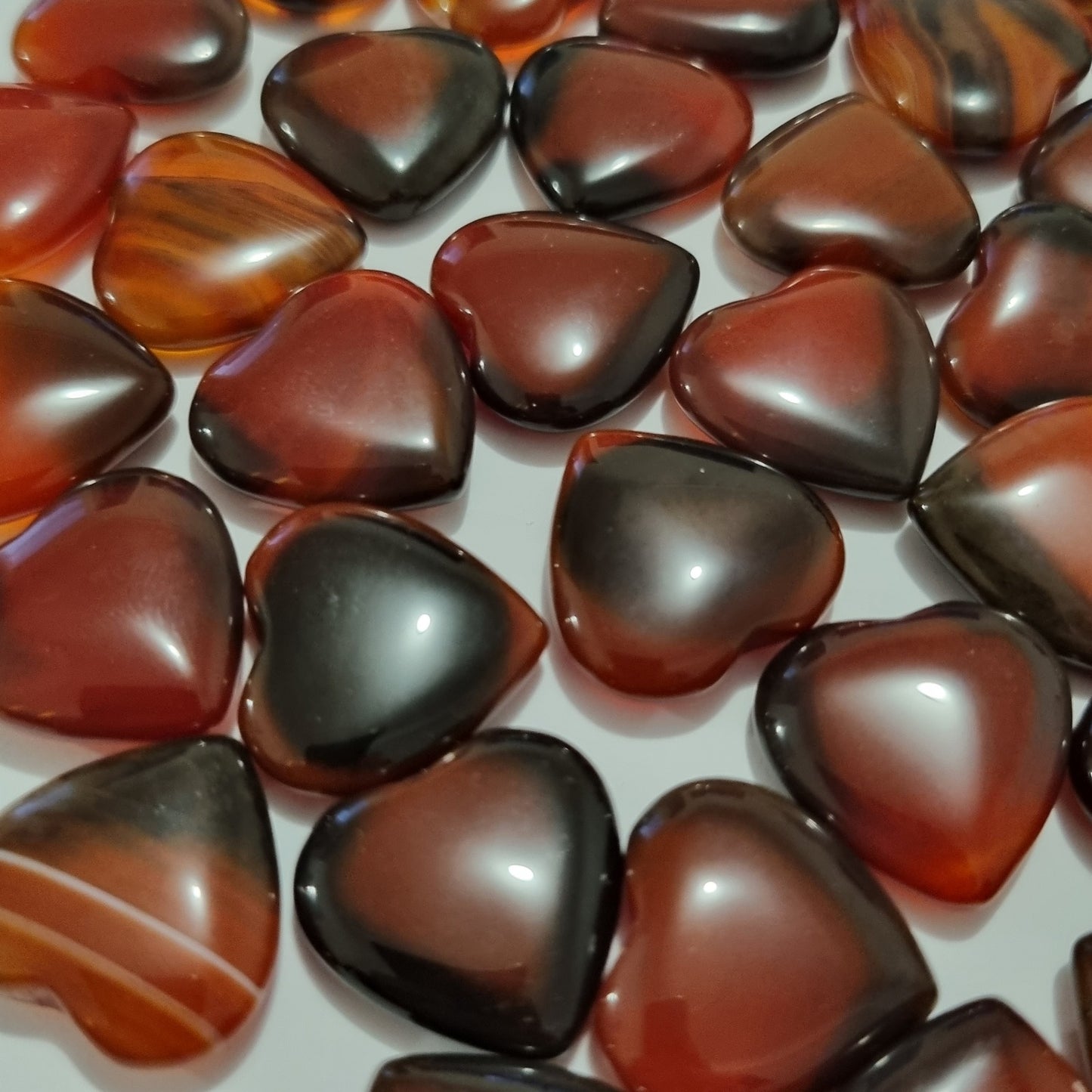 Carnelian Heart Carving