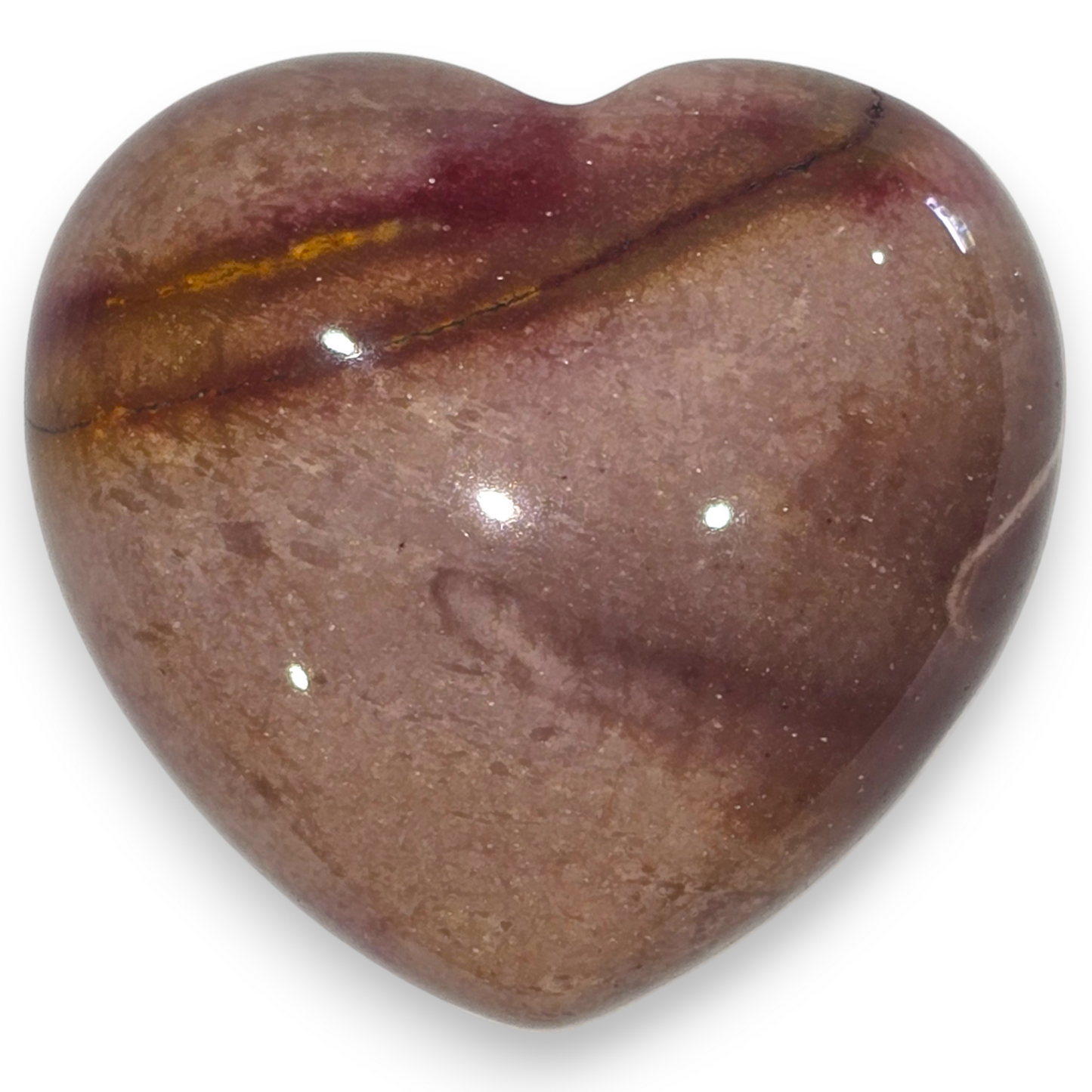 Mookaite Heart Carving