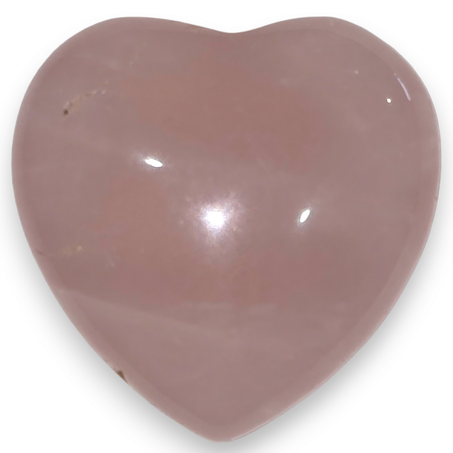 Rose Quartz Heart Carving