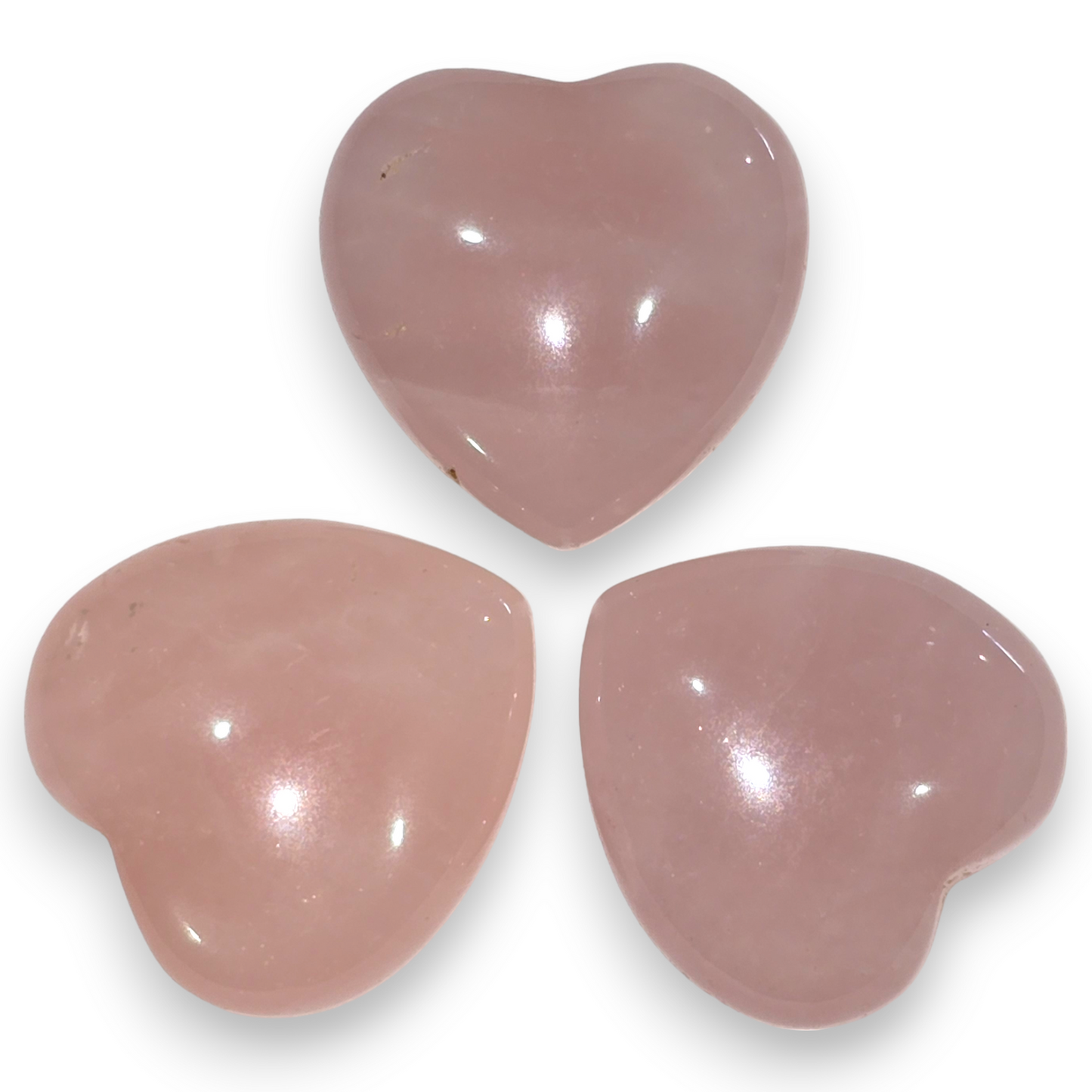 Rose Quartz Heart Carving