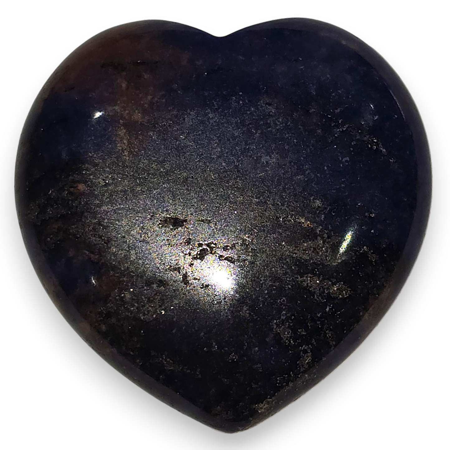 Sodalite Heart Carving