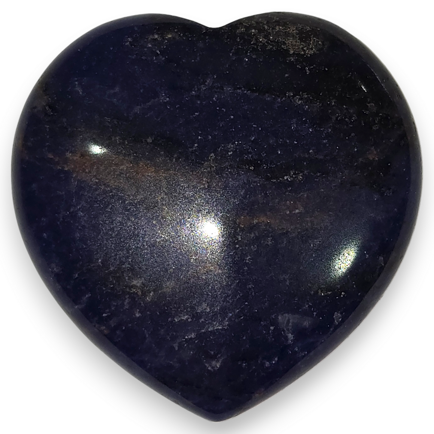 Sodalite Heart Carving