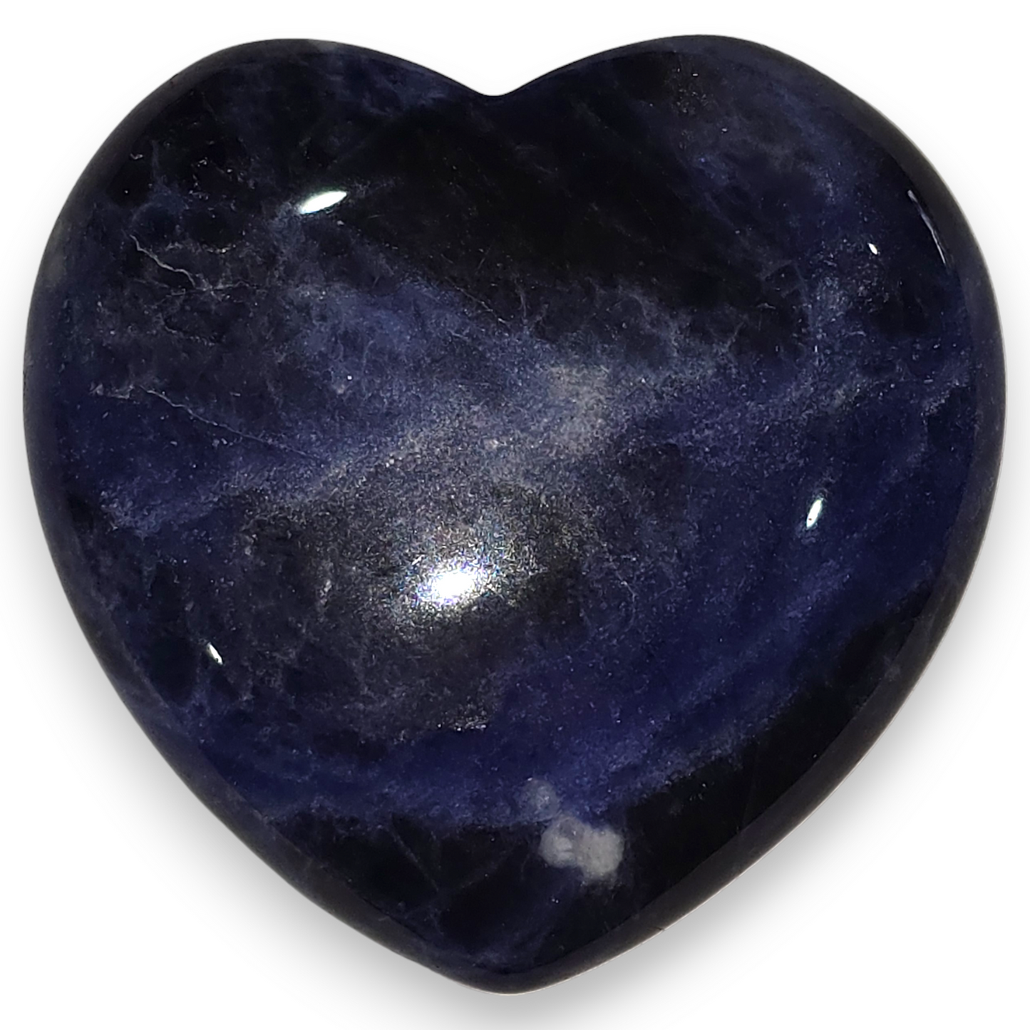 Sodalite Heart Carving