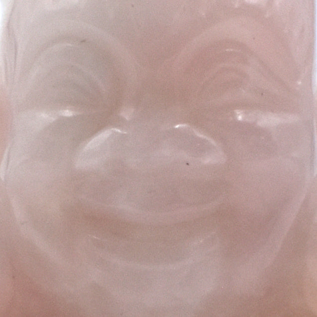 Rose Quartz Happy Buddha Carving