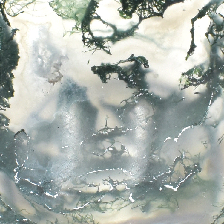 Green Moss Agate Bowl Carving