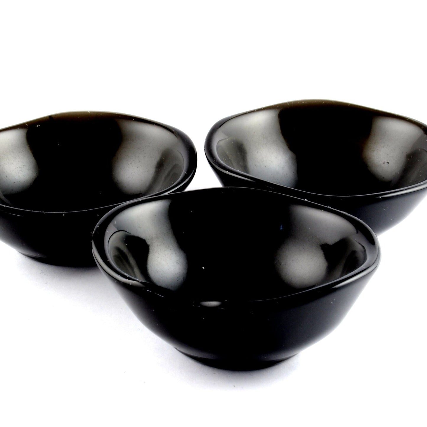 Black Obsidian Bowl Carving