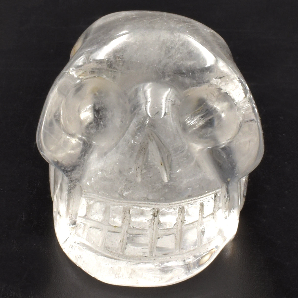 Clear Quartz Crystal Skull Carving
