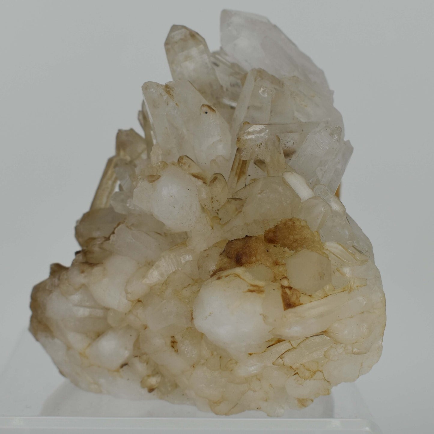 Clear Quartz Cluster Crystal Skull Carving