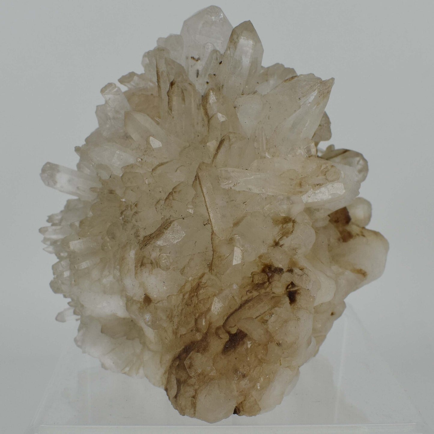 Clear Quartz Cluster Crystal Skull Carving