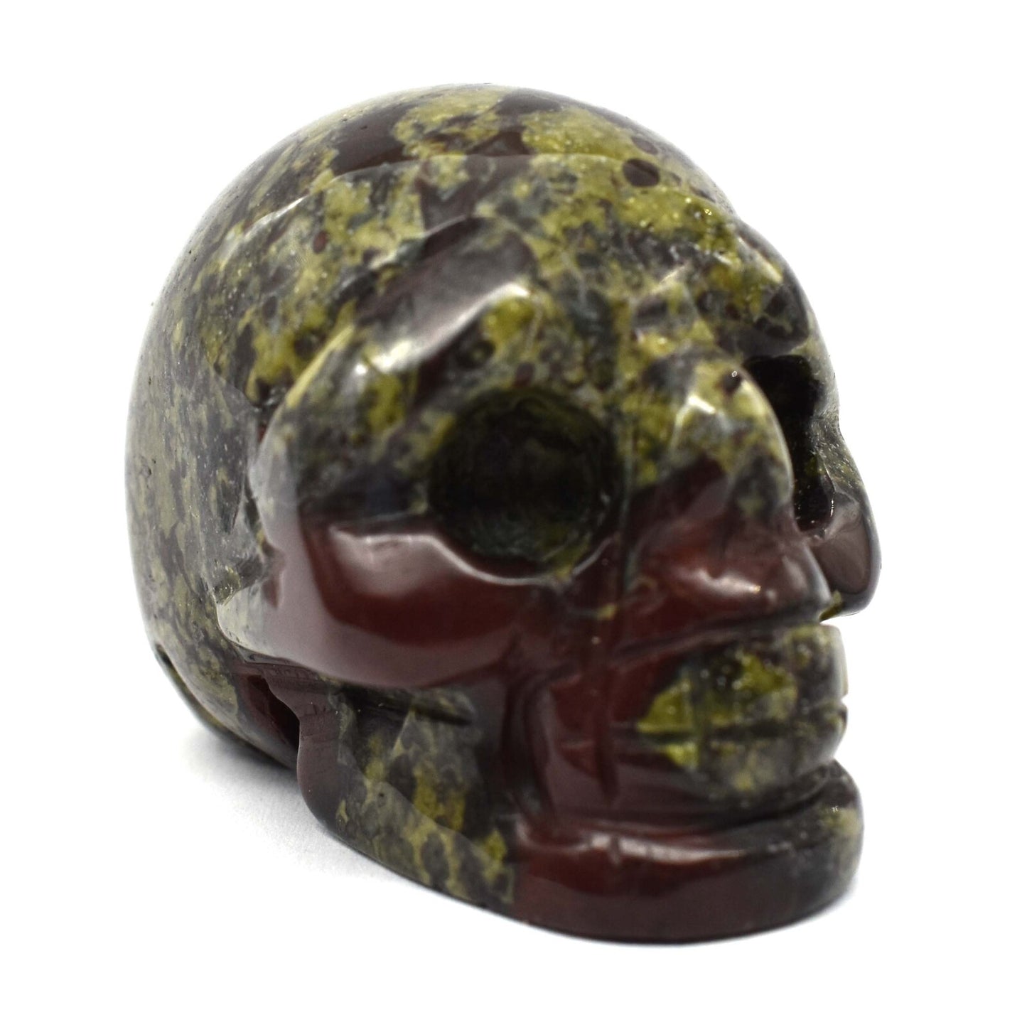 Dragon Stone Crystal Skull Carving